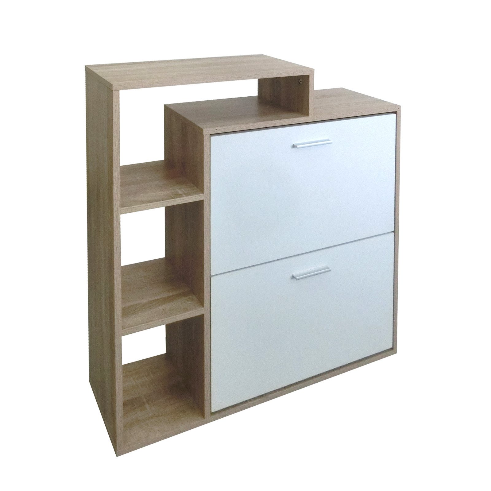 HTI-Living Schuhschrank Schuhschrank Lisa Sonoma-Weiß (Stück, günstig online kaufen