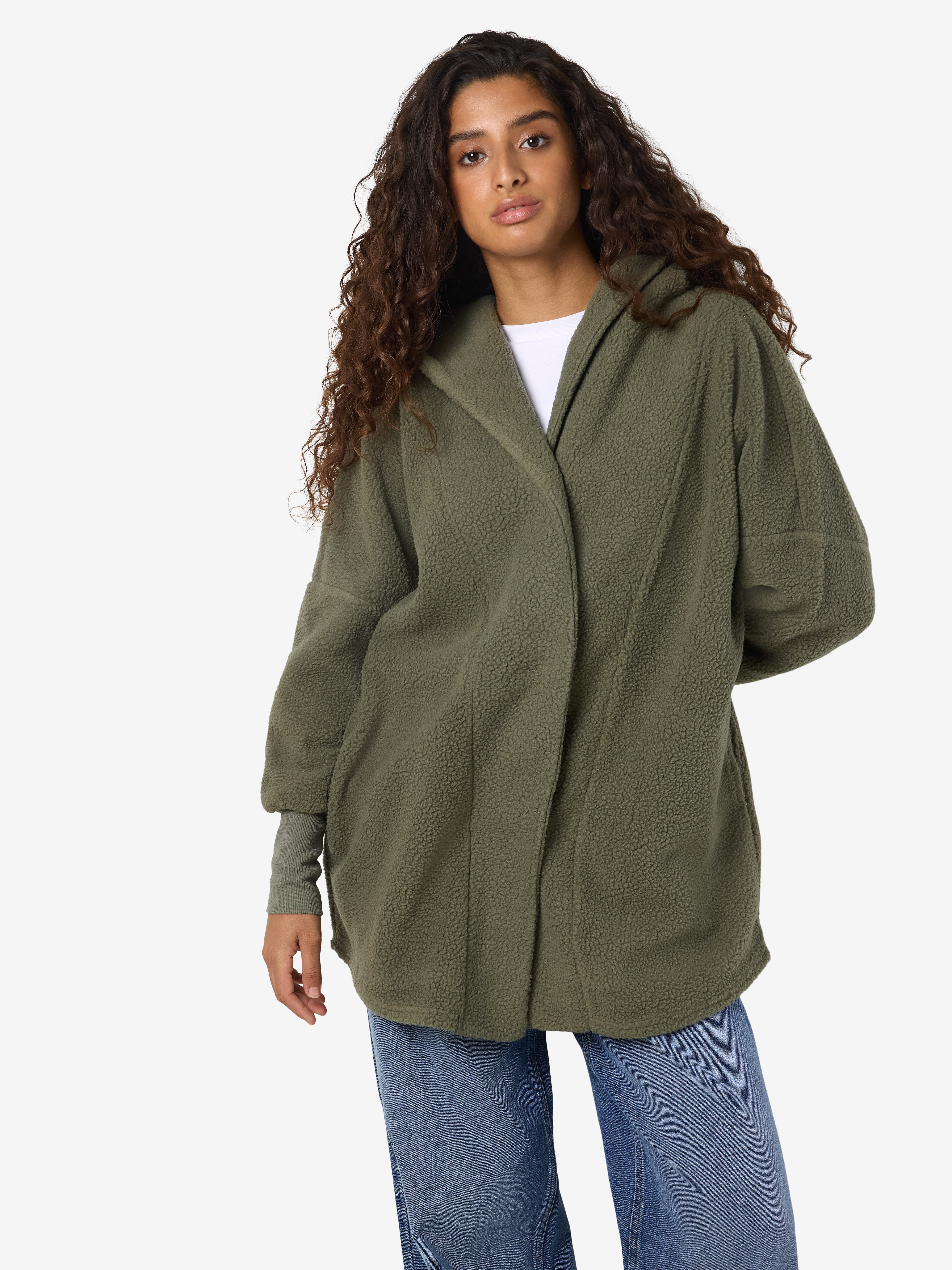 Noisy may Kapuzensweatjacke NMCOZY L/S LONG SHACKET W HOOD JRS NOOS günstig online kaufen
