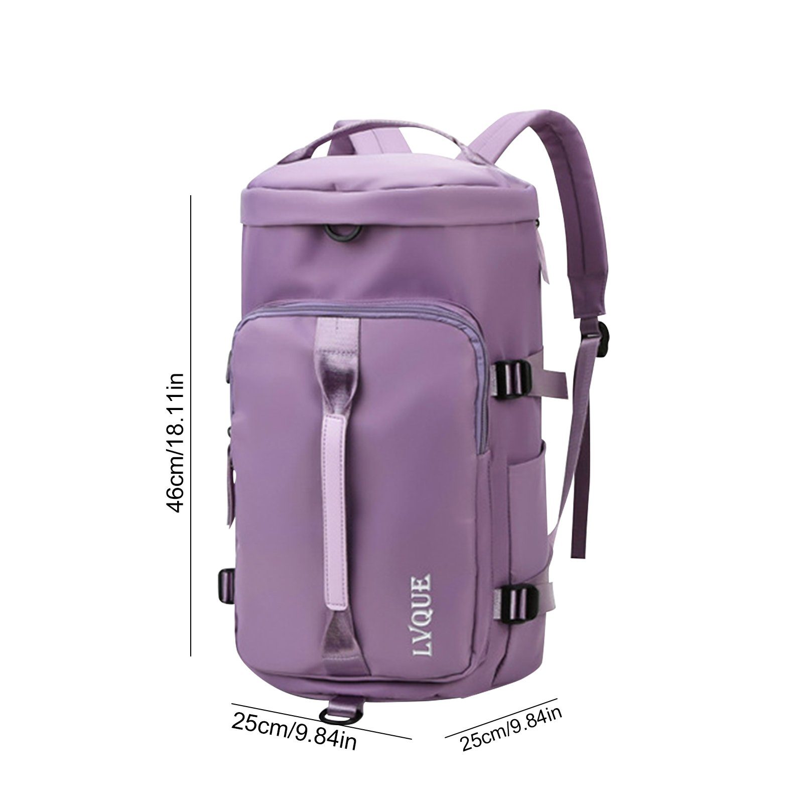 Reiserucksack Sporttasche Uni Laptop Sportrucksack Yoga Schultasche, Schule Tasche Schwimmen CM, WISHDOR Reisen Rucksack Gym Reisen 46*25*25 (Notebook Rucksäcke, mit Lila Rucksack für Schuhfach Weekender Freizeitrucksack Sport Handgepäck Schulrucksack, und Fitness Fitnessstudio Reisetasche Nasstasche),