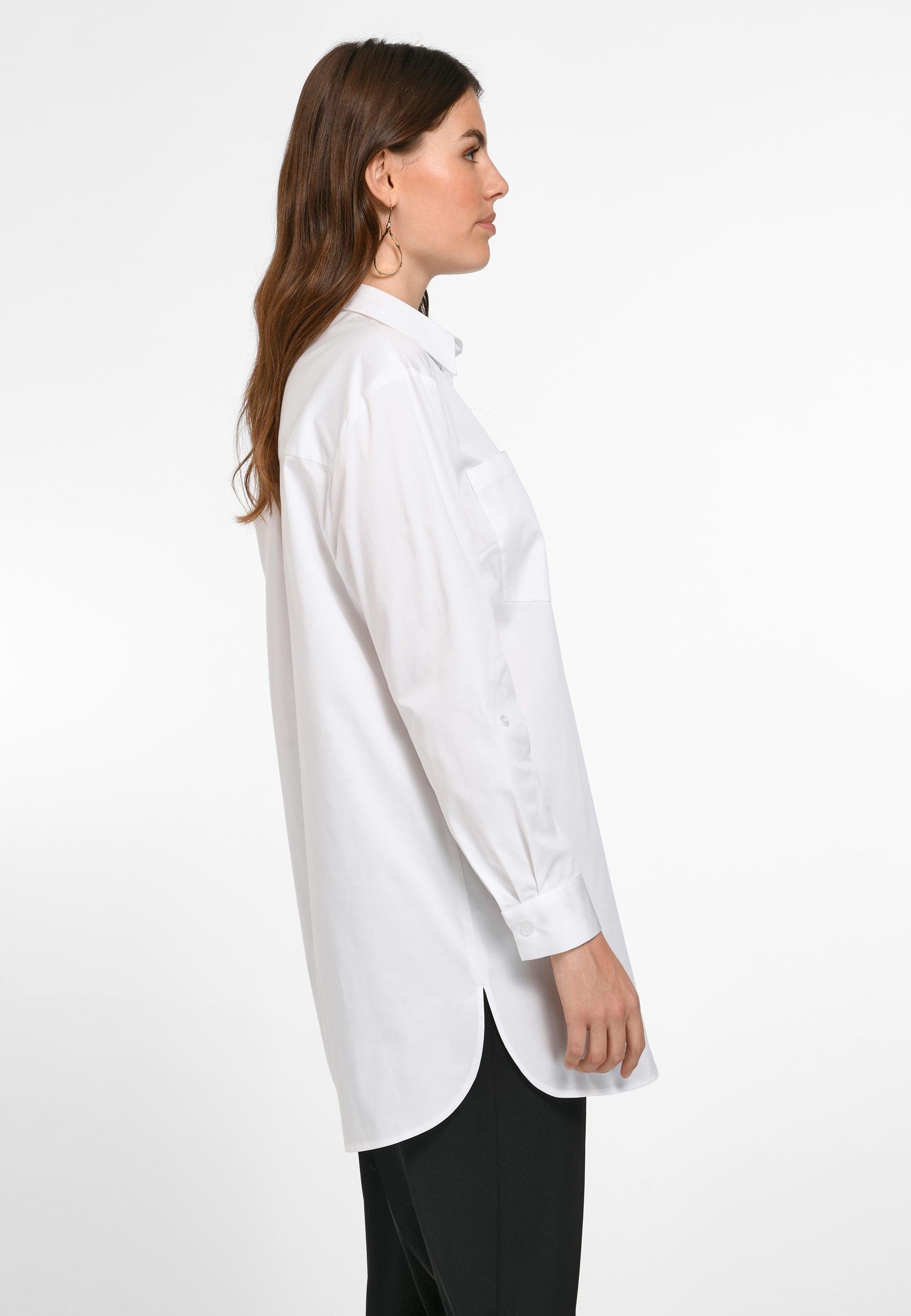 mit modernem Klassische Emilia weiss Design Bluse Cotton Lay