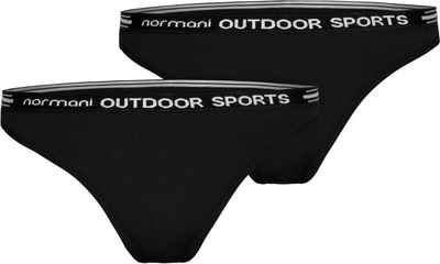 normani Tanga 2er Pack Damen Merino Tanga „Dubbo“ (1-St) Unterhose String Merinounterwäsche Sport Outdoor - 100% Bio-Merinowolle