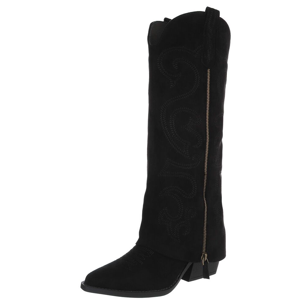 Ital-Design Hochwertige Damen-Stiefel mit Blockabsatz und günstig online kaufen