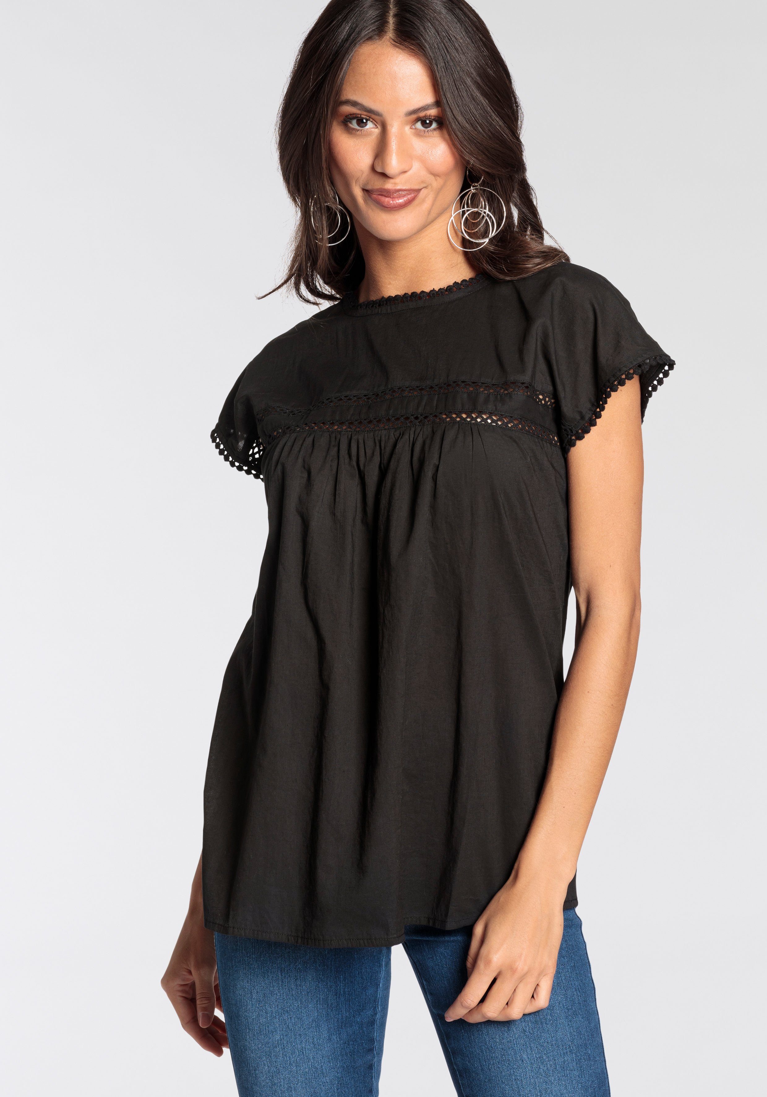 Laura Scott Shirtbluse mit Boho-Details - NEUE KOLLEKTION