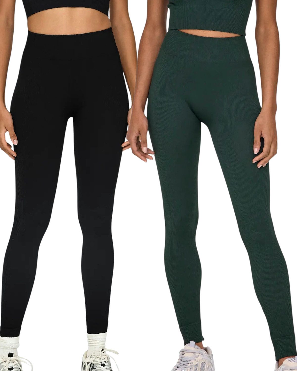 ONLY Play Highwaist Leggings (Spar Set) Sport Fitness Hose im 2er Pack günstig online kaufen