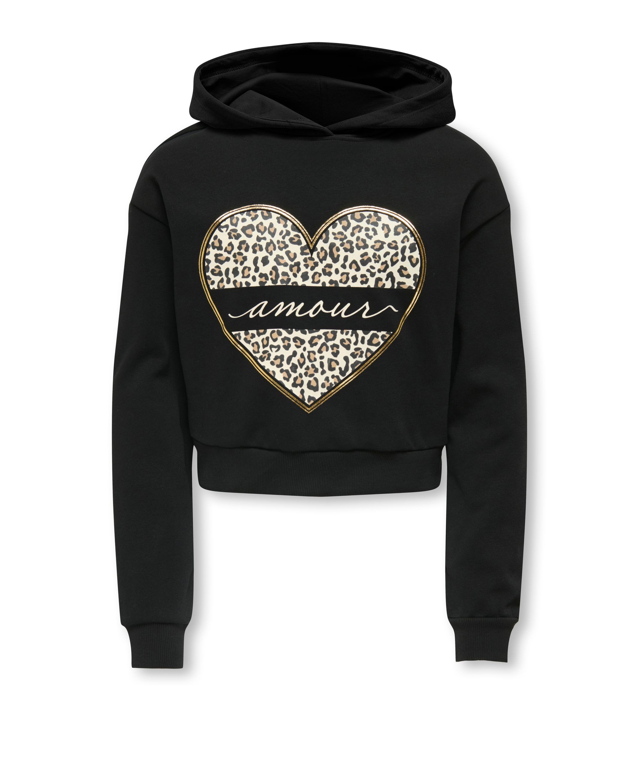 KIDS ONLY Sweatshirt KOGCOOPER LIFE HEART LS HOODIE SWT