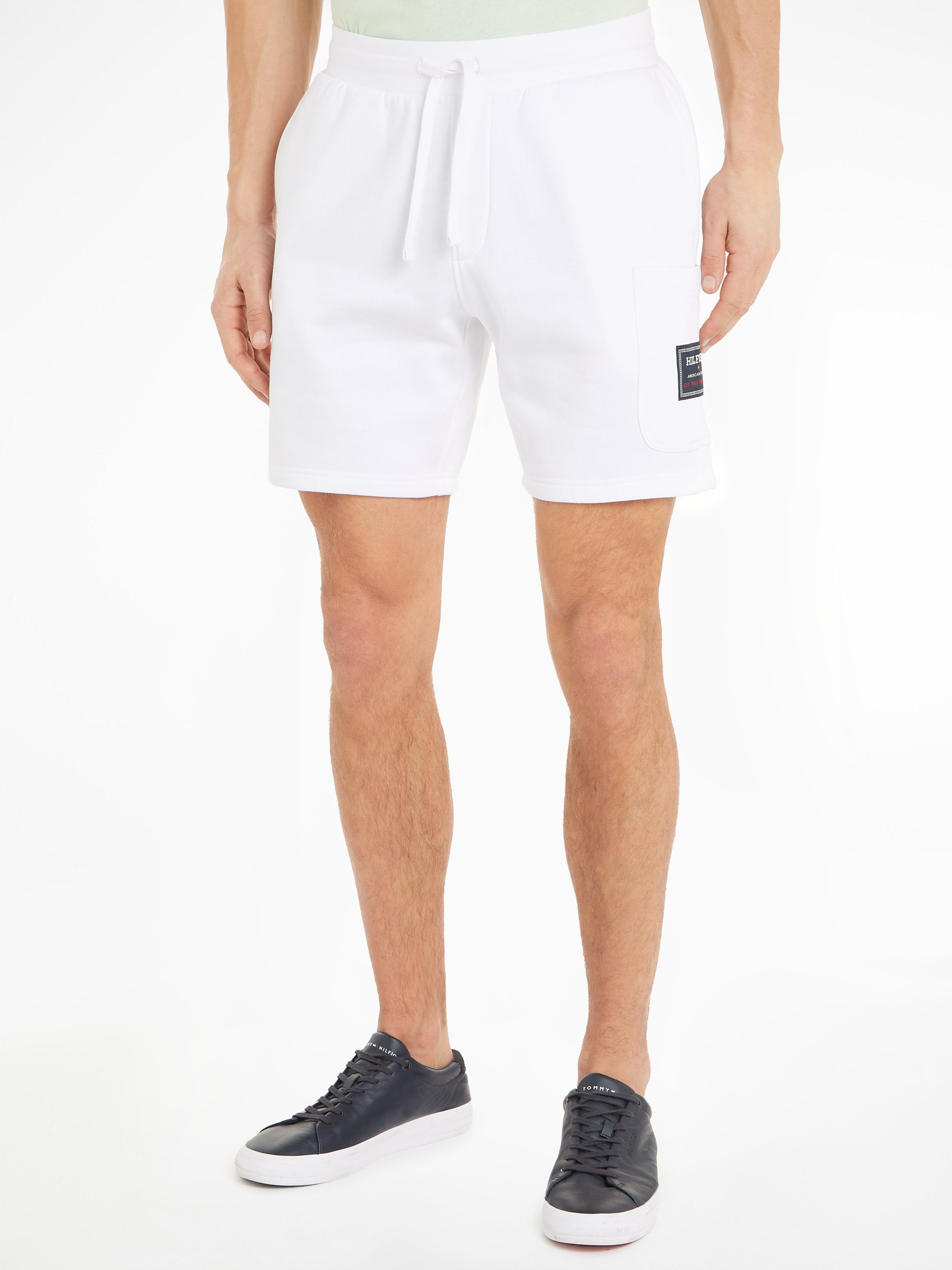 Tommy Hilfiger Sweatshorts FLAG LOGO BADGE günstig online kaufen