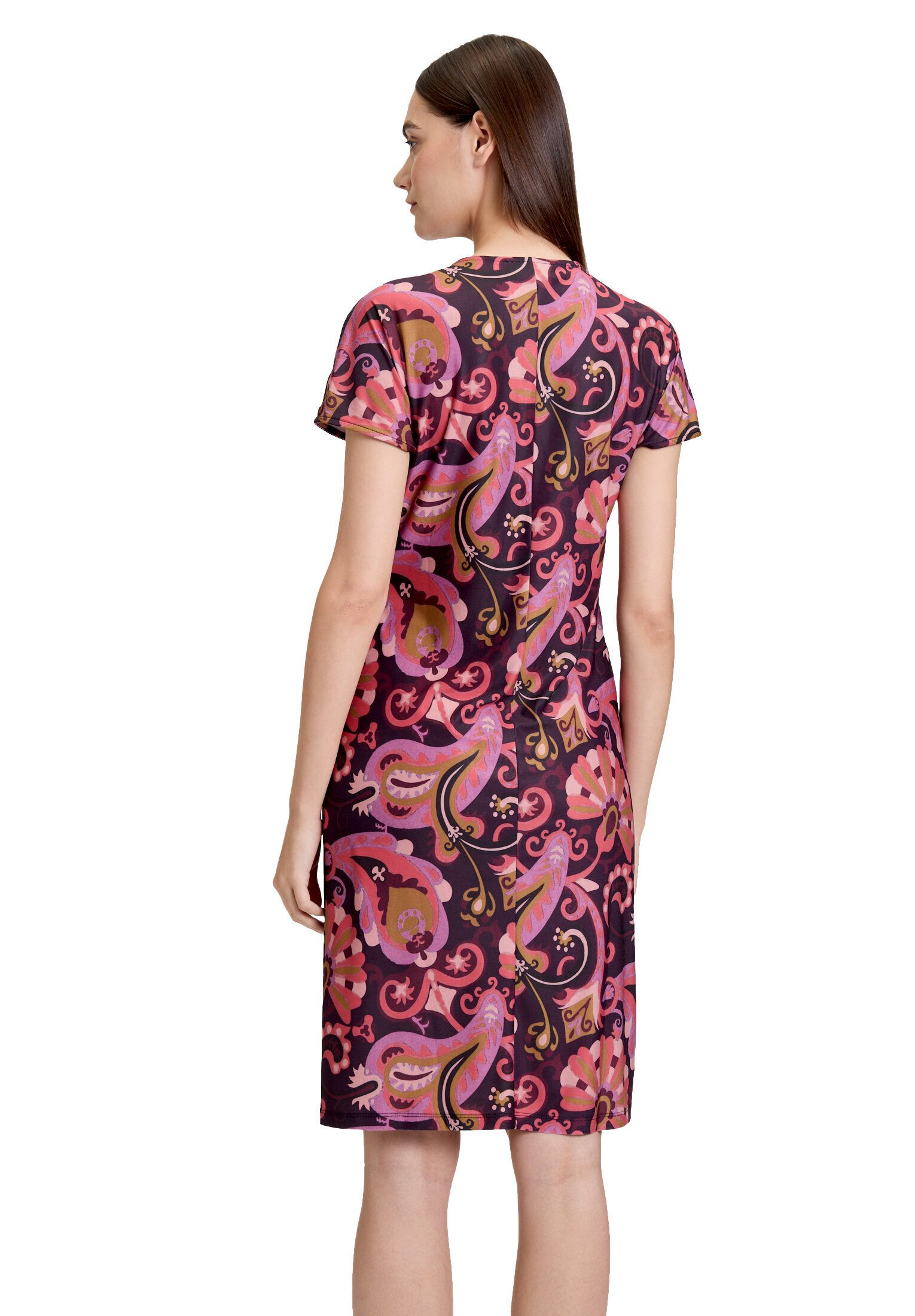 Cartoon Jerseykleid Damen mit Raffung