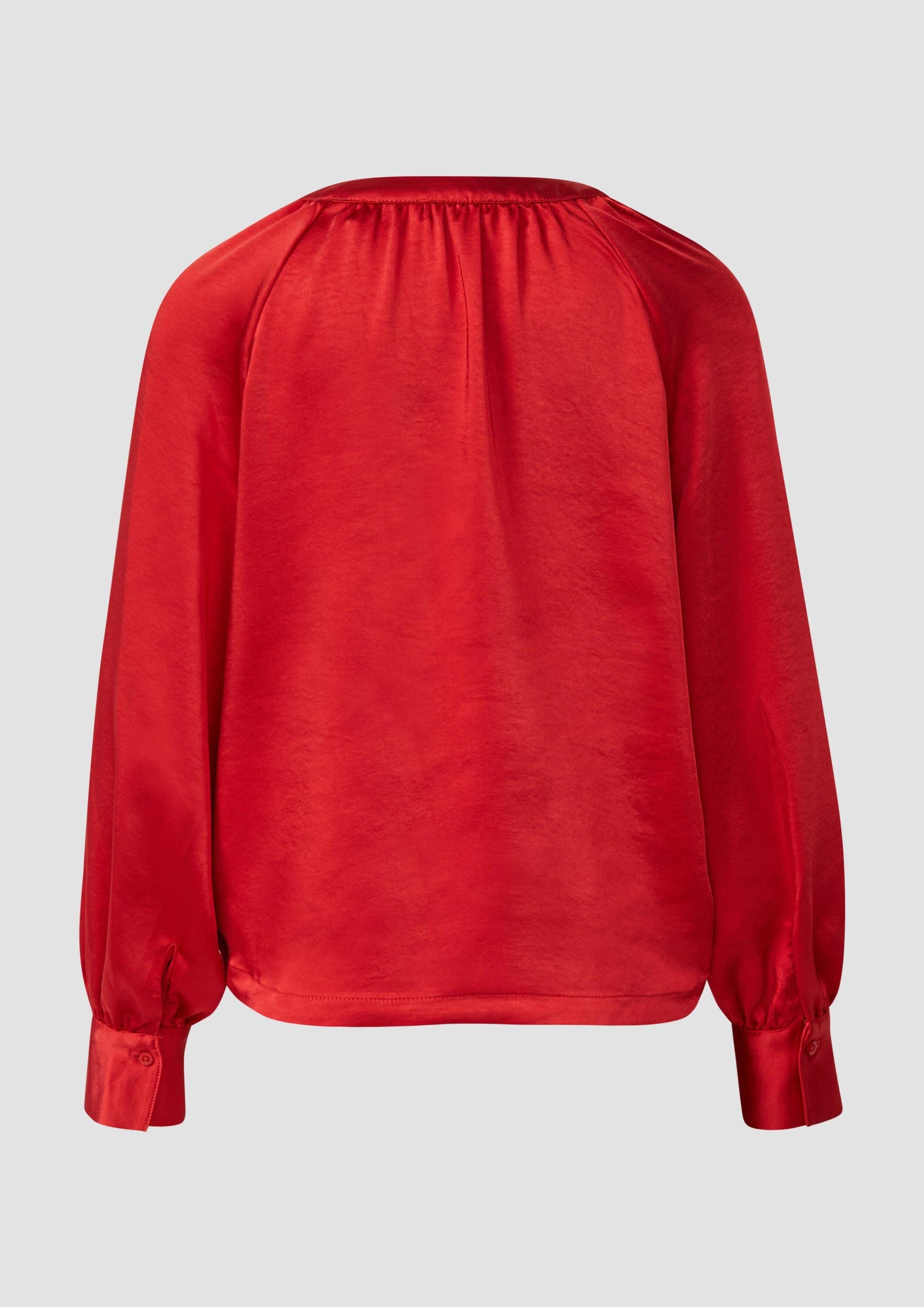 s.Oliver Langarmbluse Bluse Bluse aus Satin günstig online kaufen