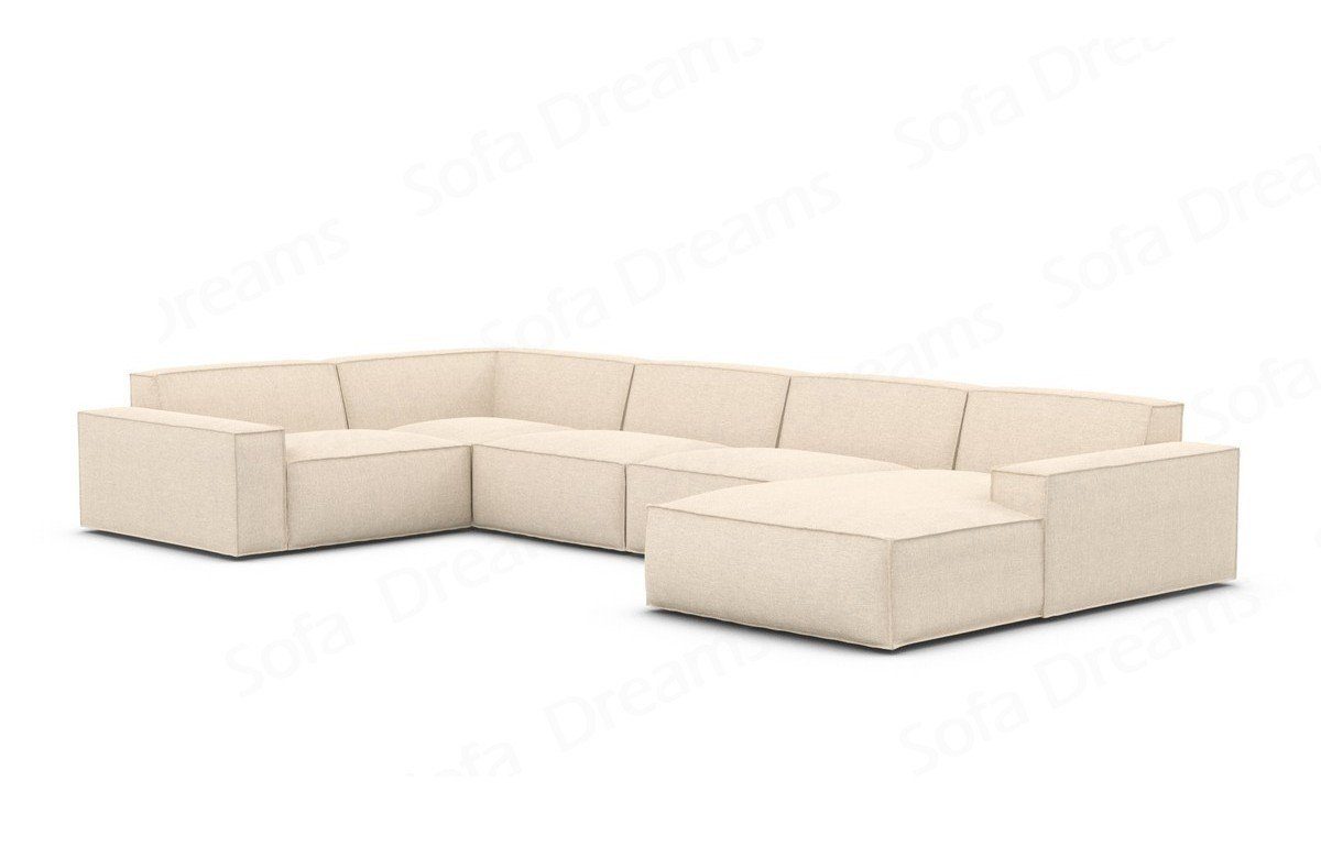 Sofa Dreams Wohnlandschaft Sofa Strukturstoff Polstersofa günstig online kaufen