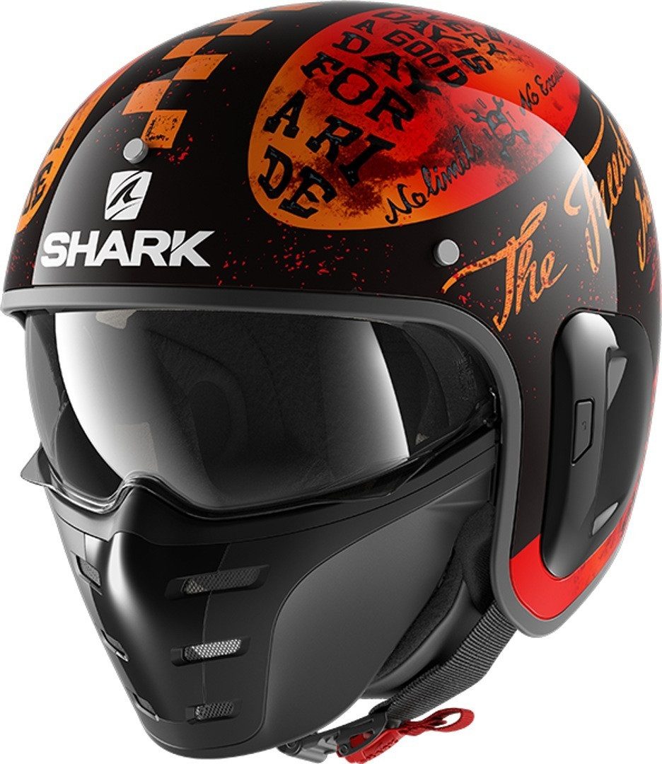 Motorradhelm S-Drak 2 Tripp In Jethelm