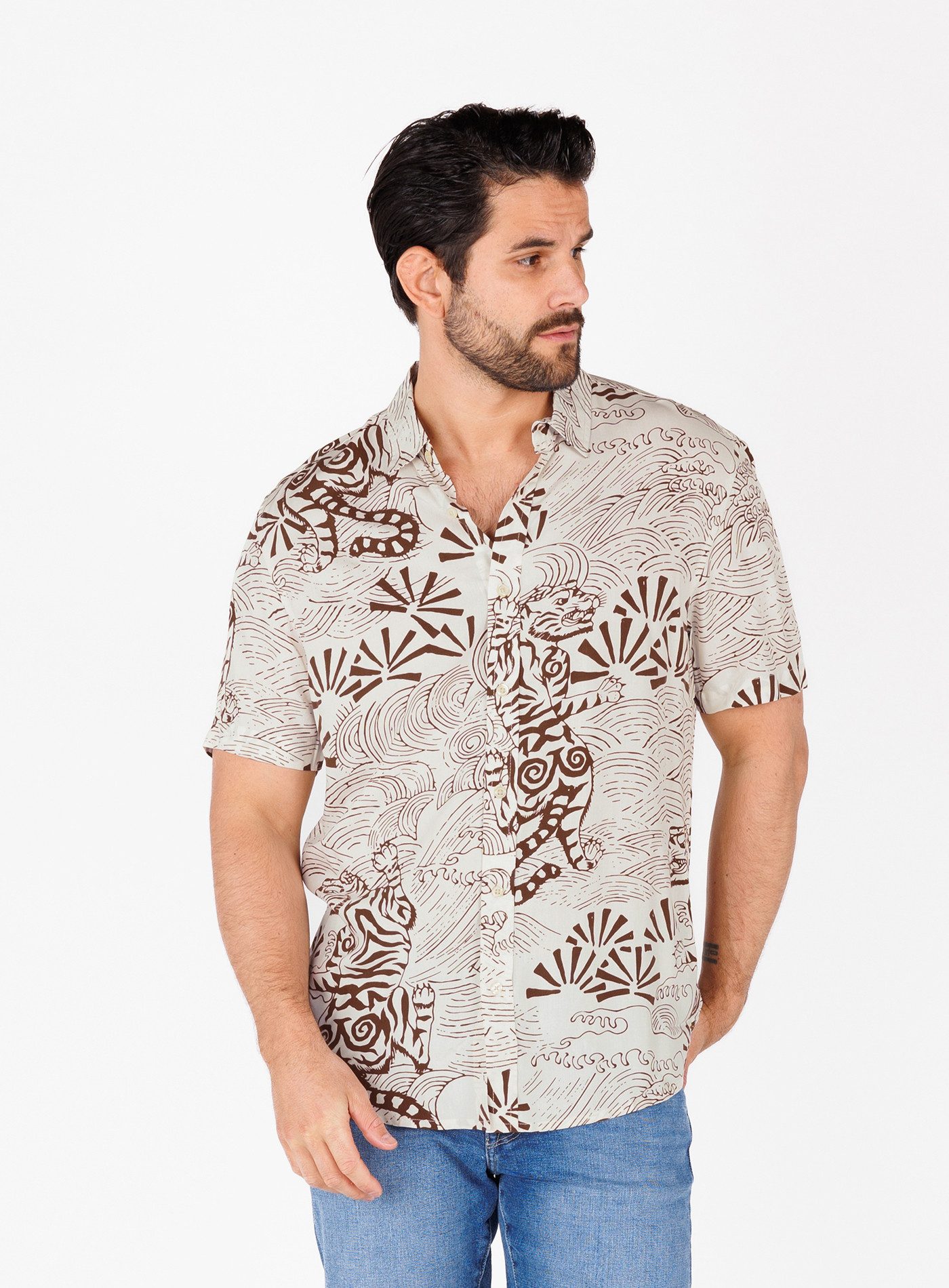 Key Largo Kurzarmhemd MSH RESORT 1/2 günstig online kaufen