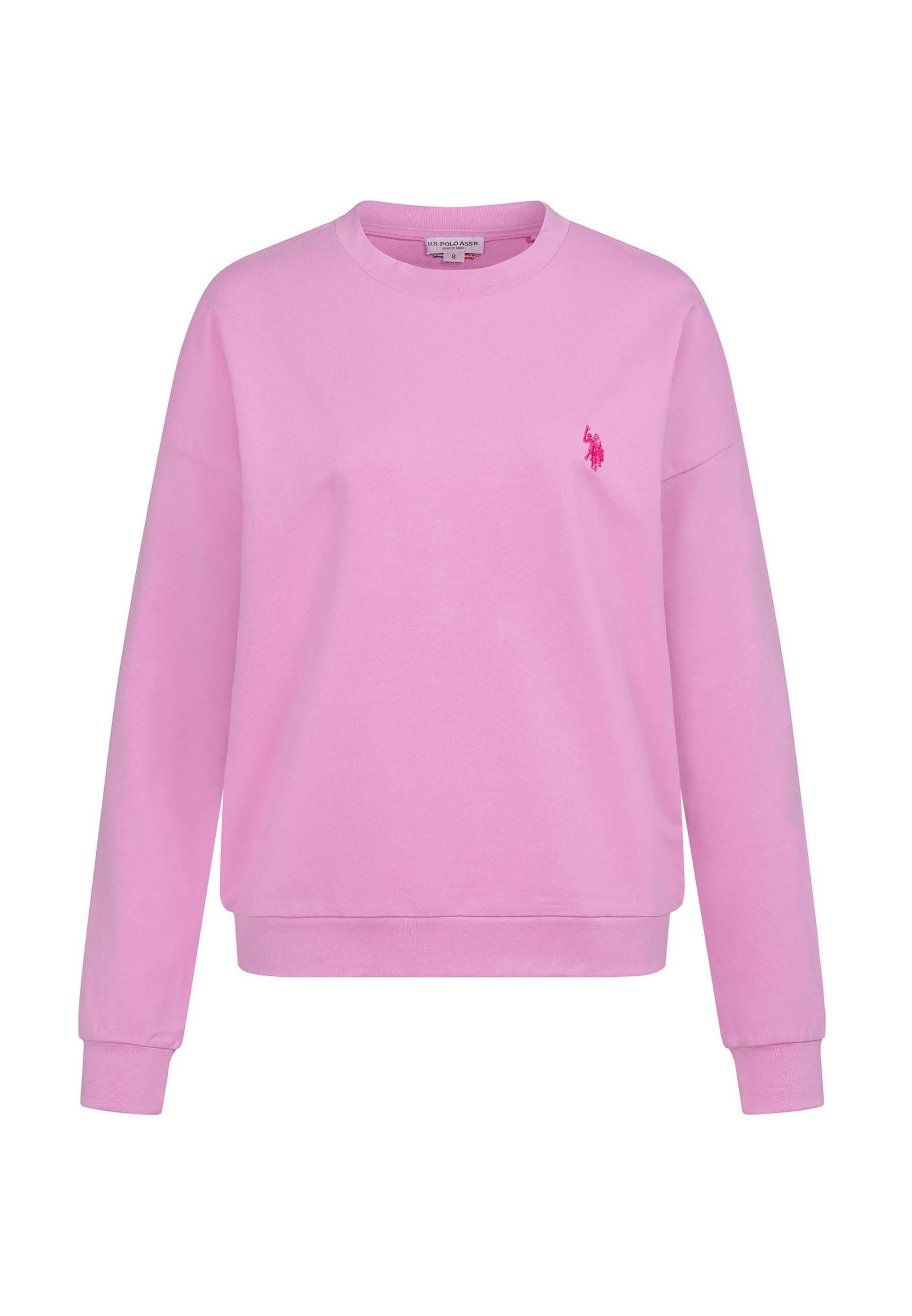 U.S. Polo Assn. Sweatshirt USKalatine Pullover Rundhals – Baumwollmix Sweater Weicher Rundhalspullover mit Stretch und Logo-Stickerei – Bild 5 von 5