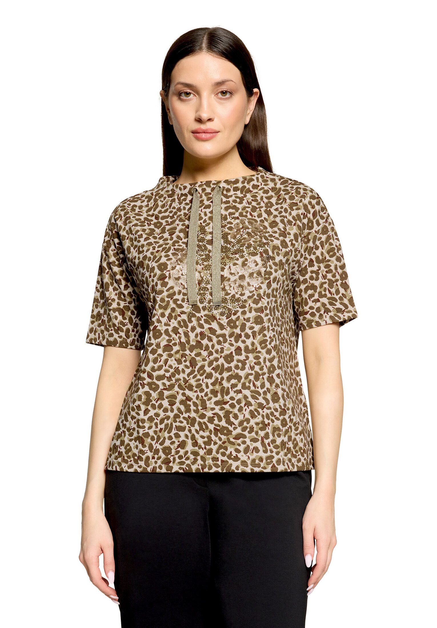 Betty Barclay Kurzarmshirt Damen mit Rippenstruktur (1-tlg)
