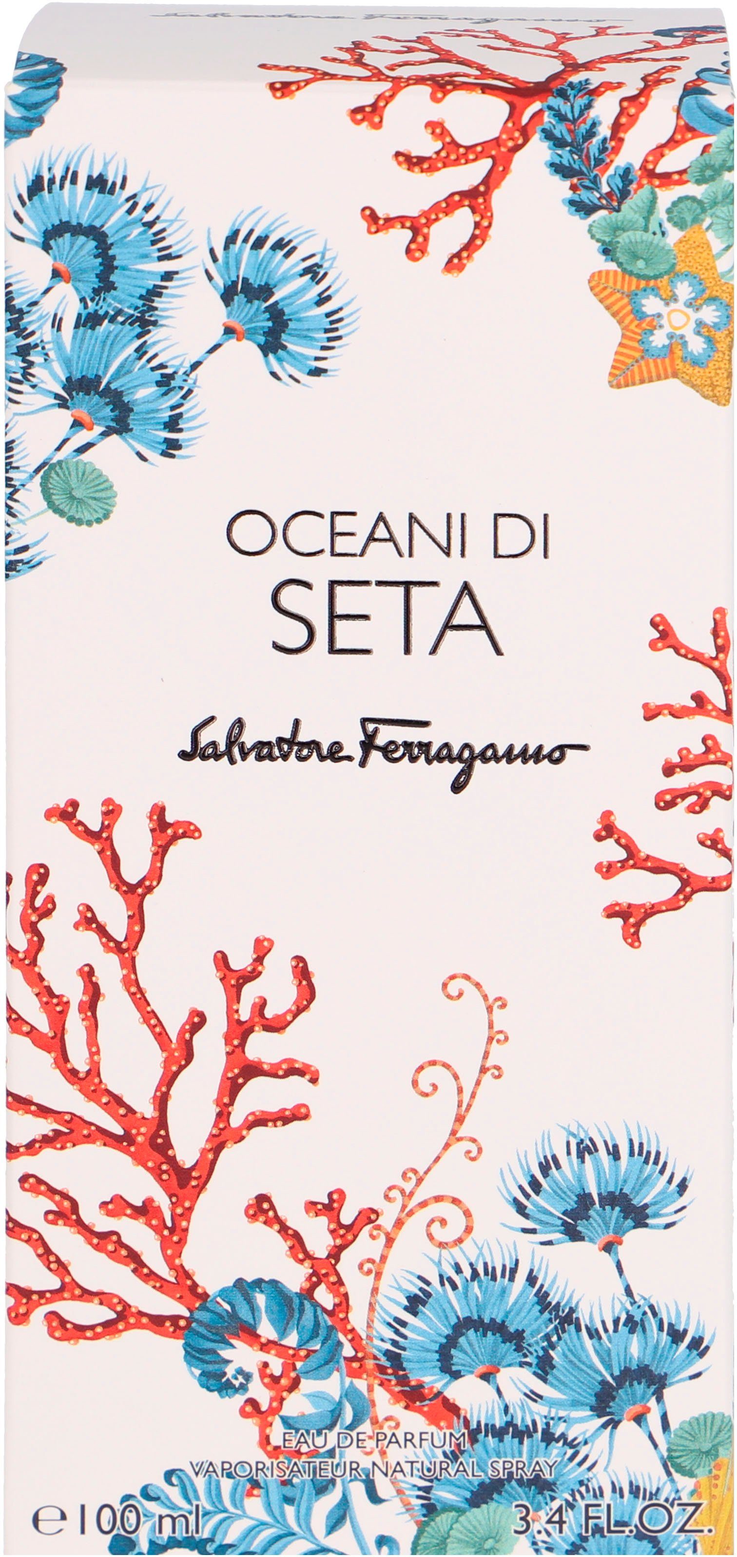 Salvatore Ferragamo Eau de Parfum Oceani di Seta, mit salziger Kopfnote