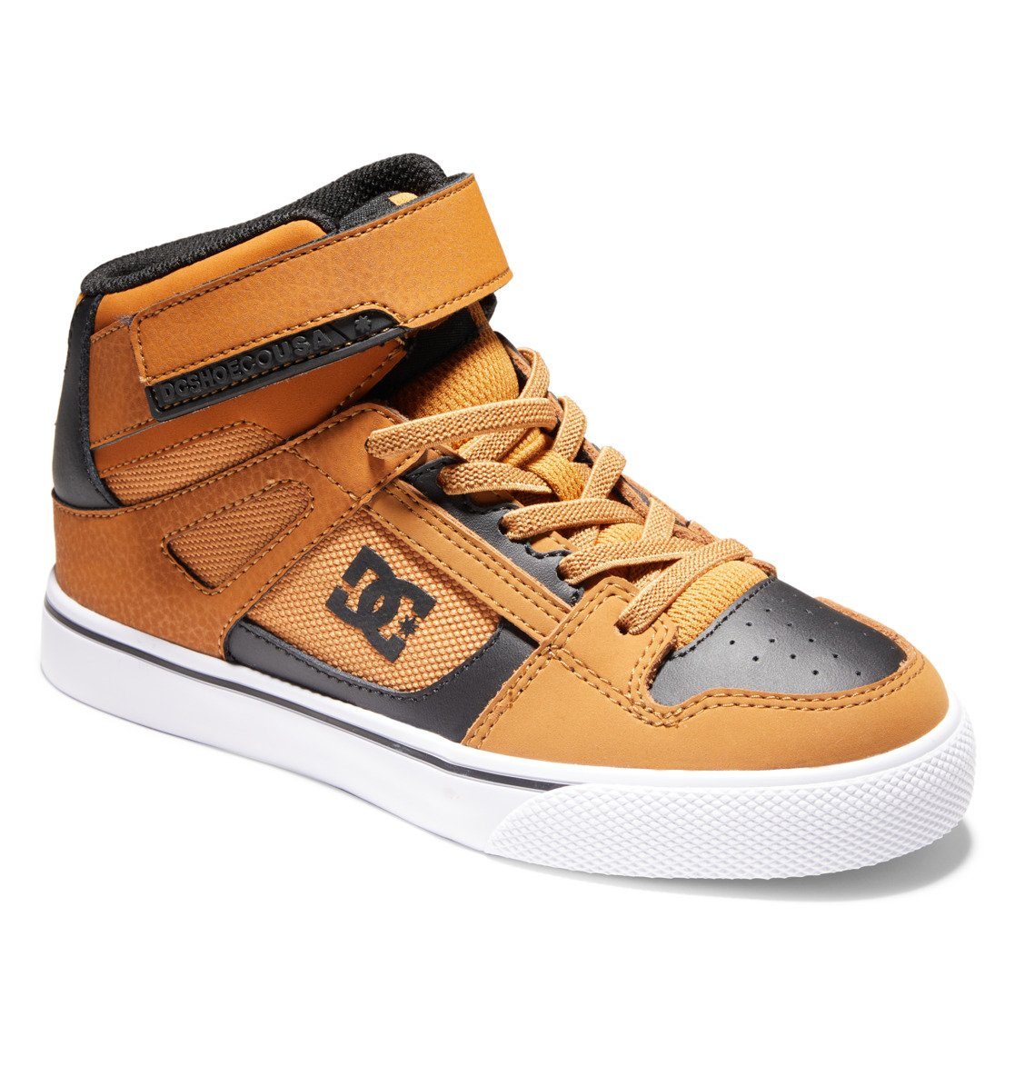 Wheat/Black DC EV High-Top Pure Sneaker Shoes