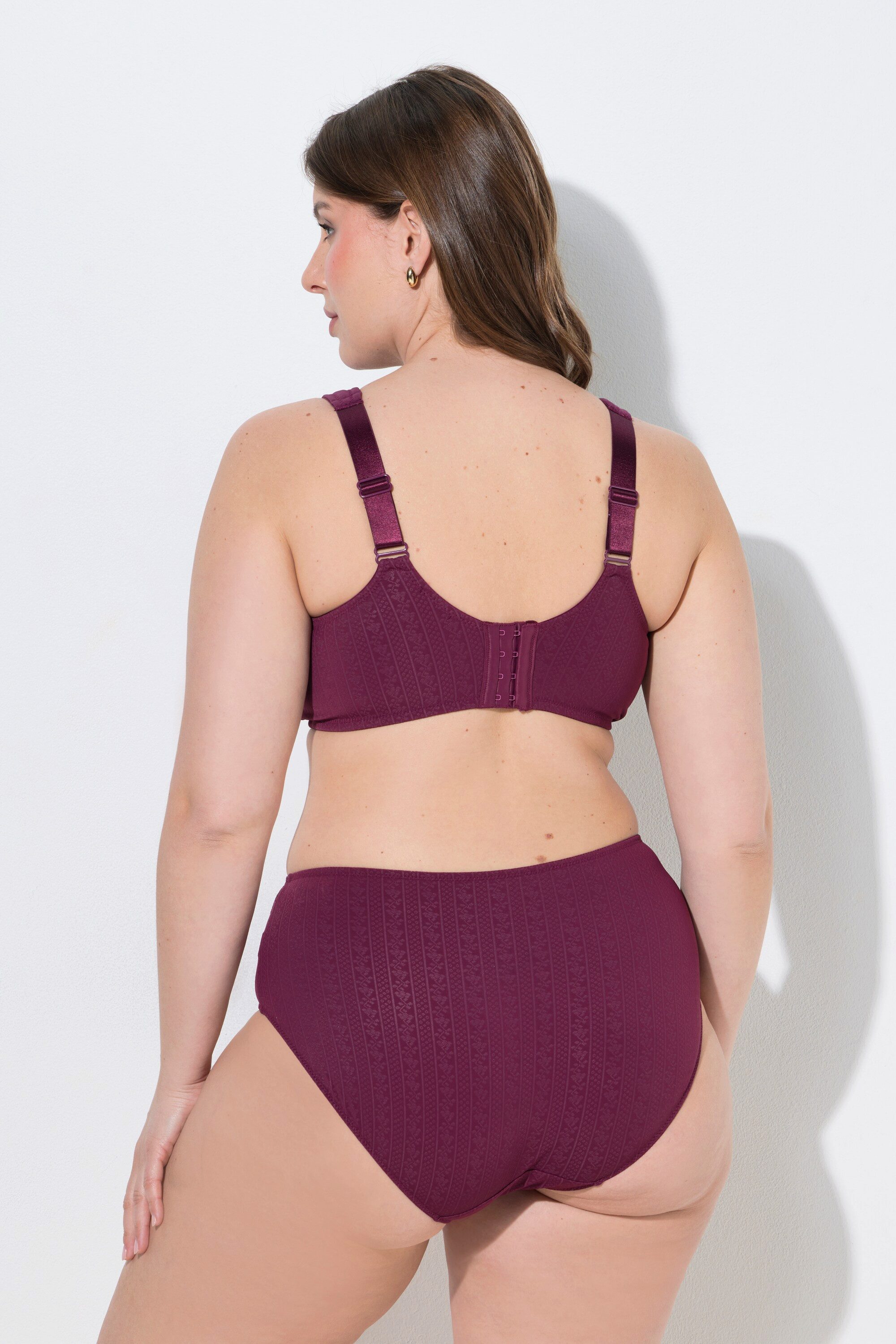 Ulla Popken Entlastungs-BH Entlastungs-BH Jacquard Spitze ohne Bügel