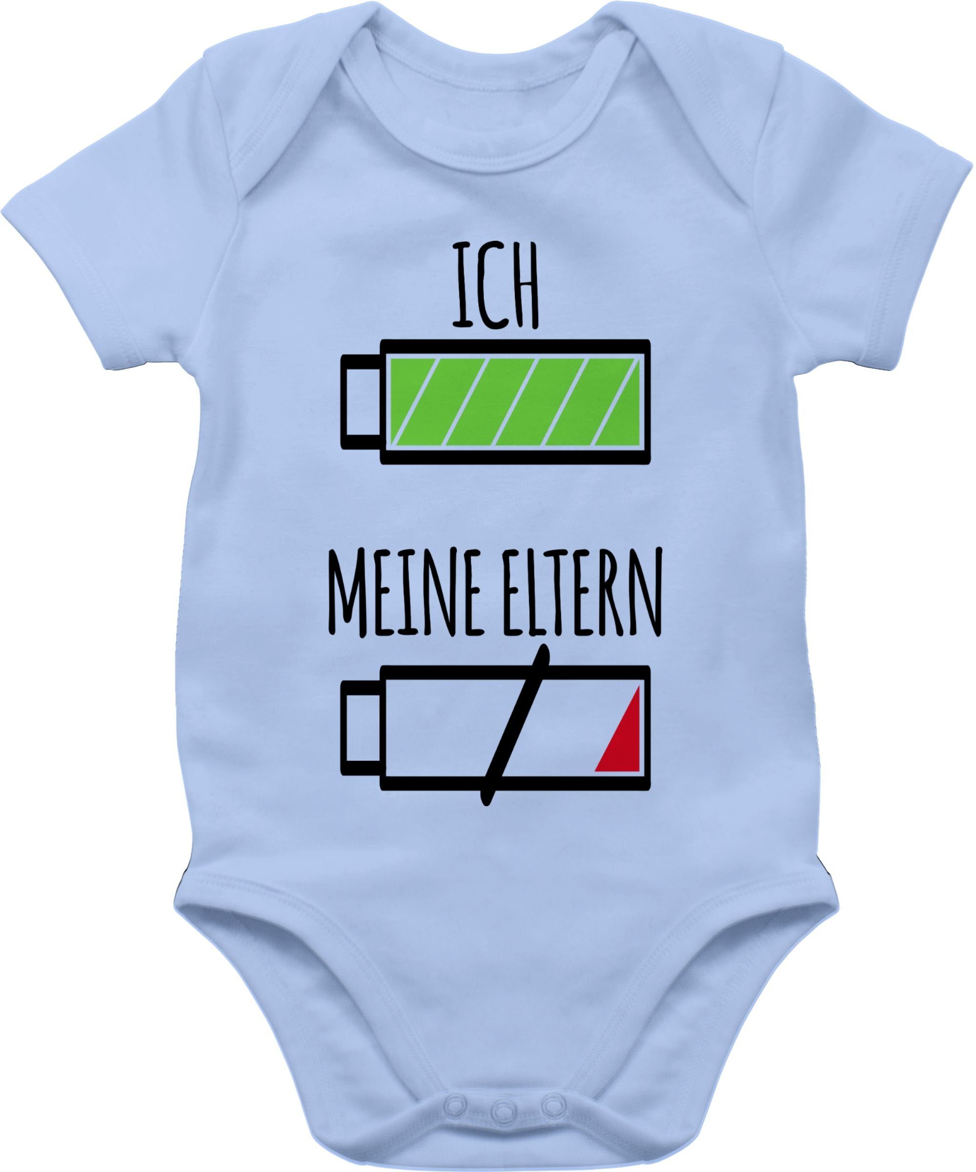 Shirtracer Shirtbody Ich und meine Eltern Batterie Strampler Baby Mädchen & Junge