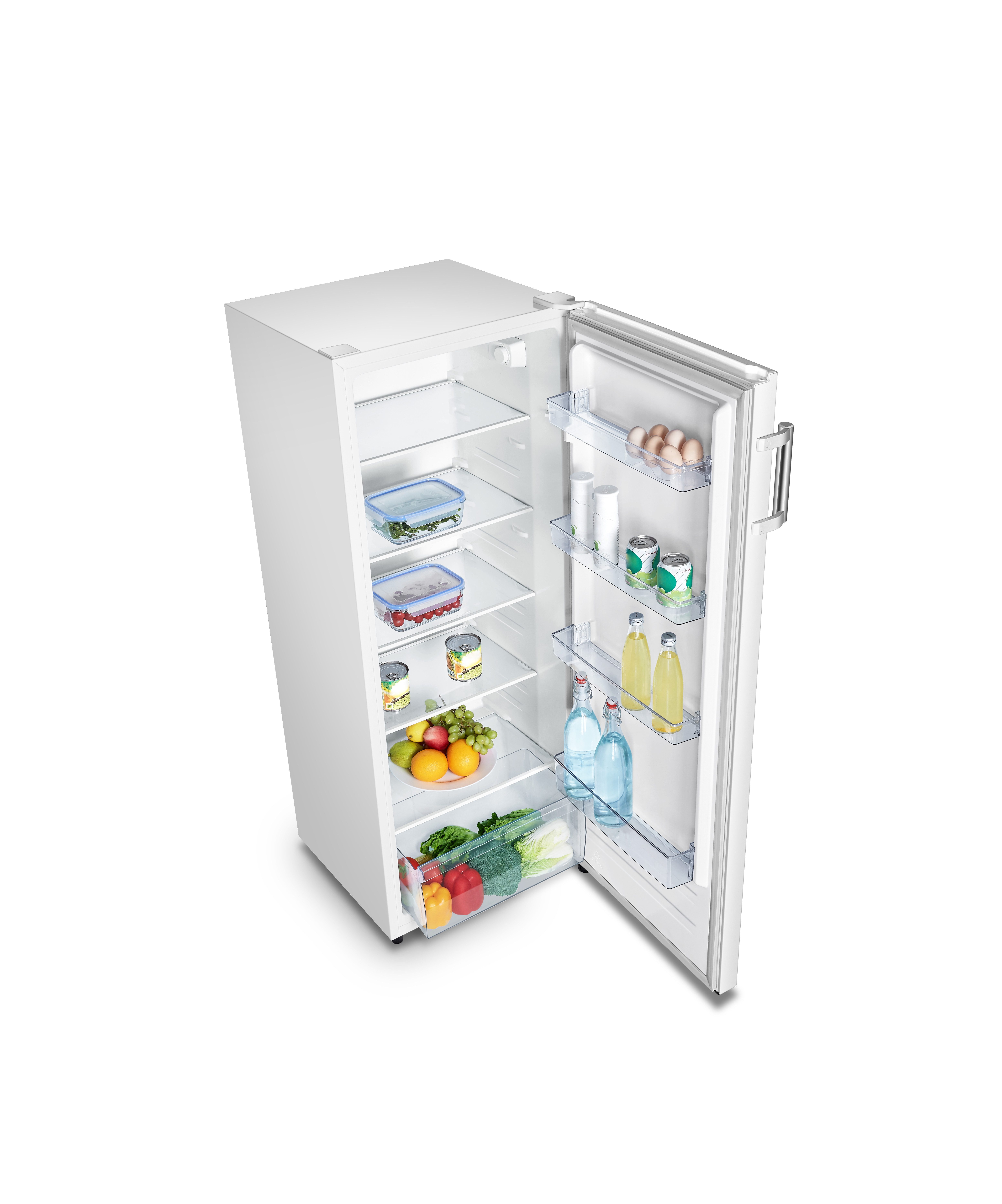 PKM Vollraumkühlschrank KH-KS242E, 55 cm breit, Effizienter Kühlschrank, 143,4x55x58,8 cm