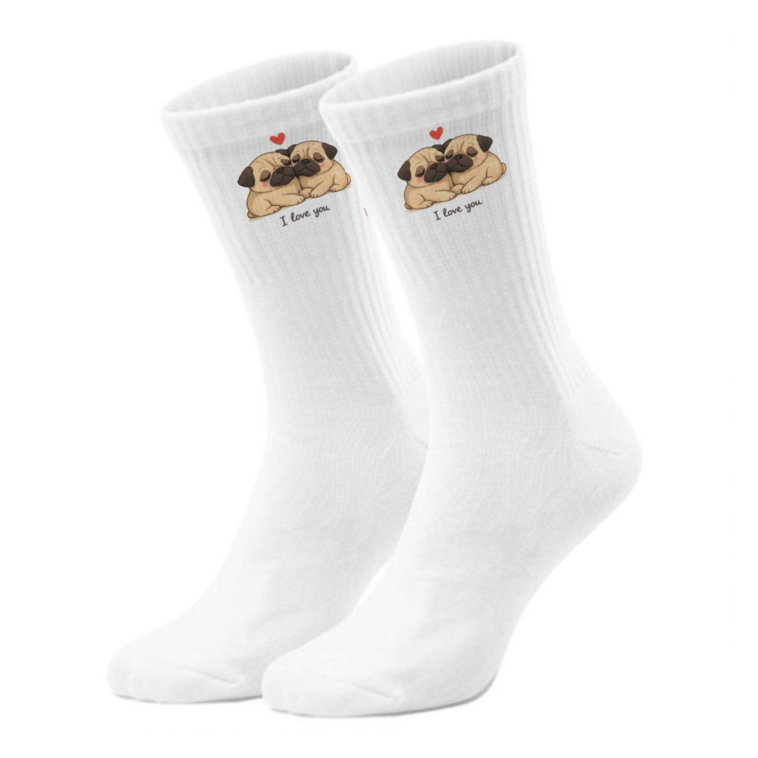speecheese Freizeitsocken epicsocks Tierliebe Mops Socken in 37-41 im Paar