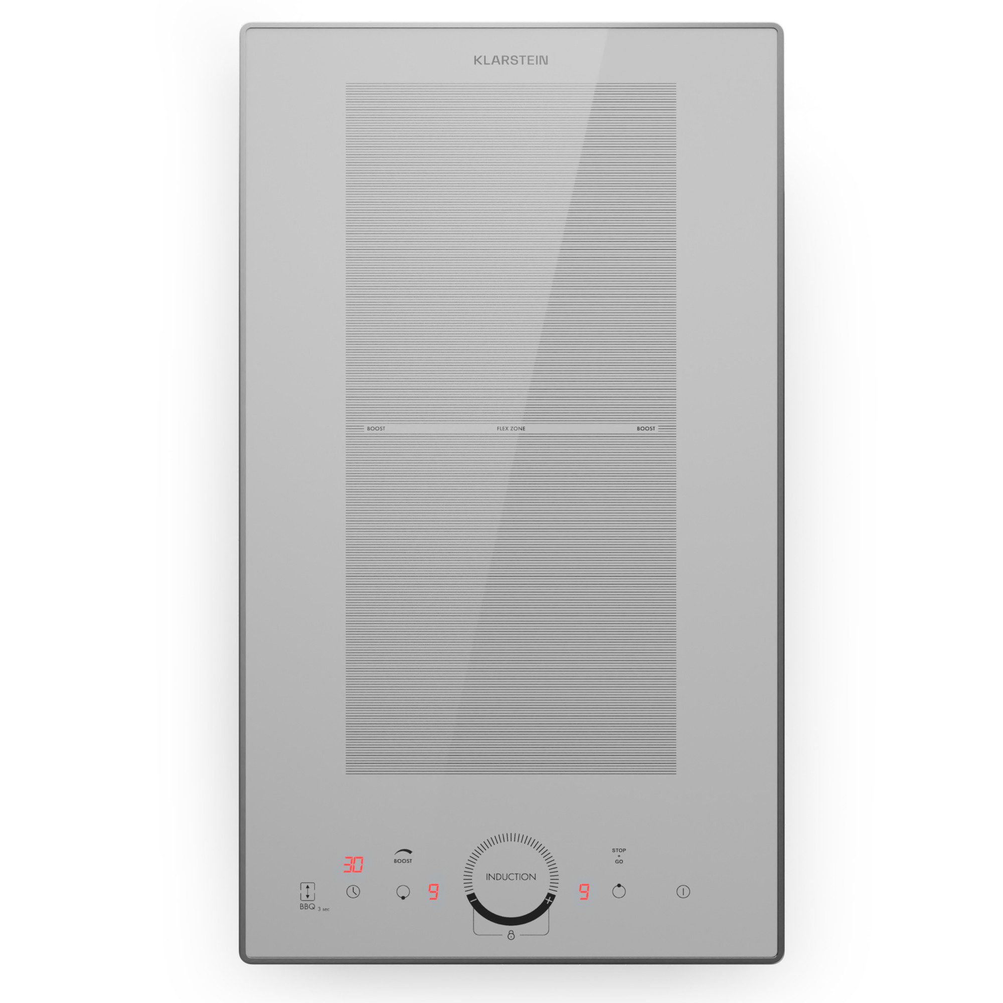 Klarstein Induktions-Kochfeld Delicatessa Domino Prime, Kochfelder Induktion Hob Einbau Flex 2 Zonen 3500 W
