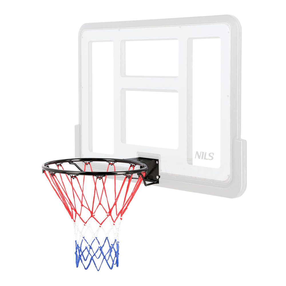 Nils Basketballkorb Flexring Korbring Basketballring (Spar-Set, 1-St., Ø 45 cm gefedert), Federung, wetterfest, robuster Stahl