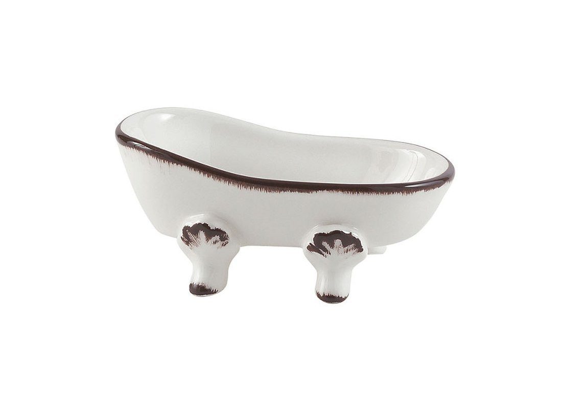 Gedy Seifenhalter AMELIE Seifenschale zum Stellen, Keramik, Breite: 13,5 cm, Gedy-AM11