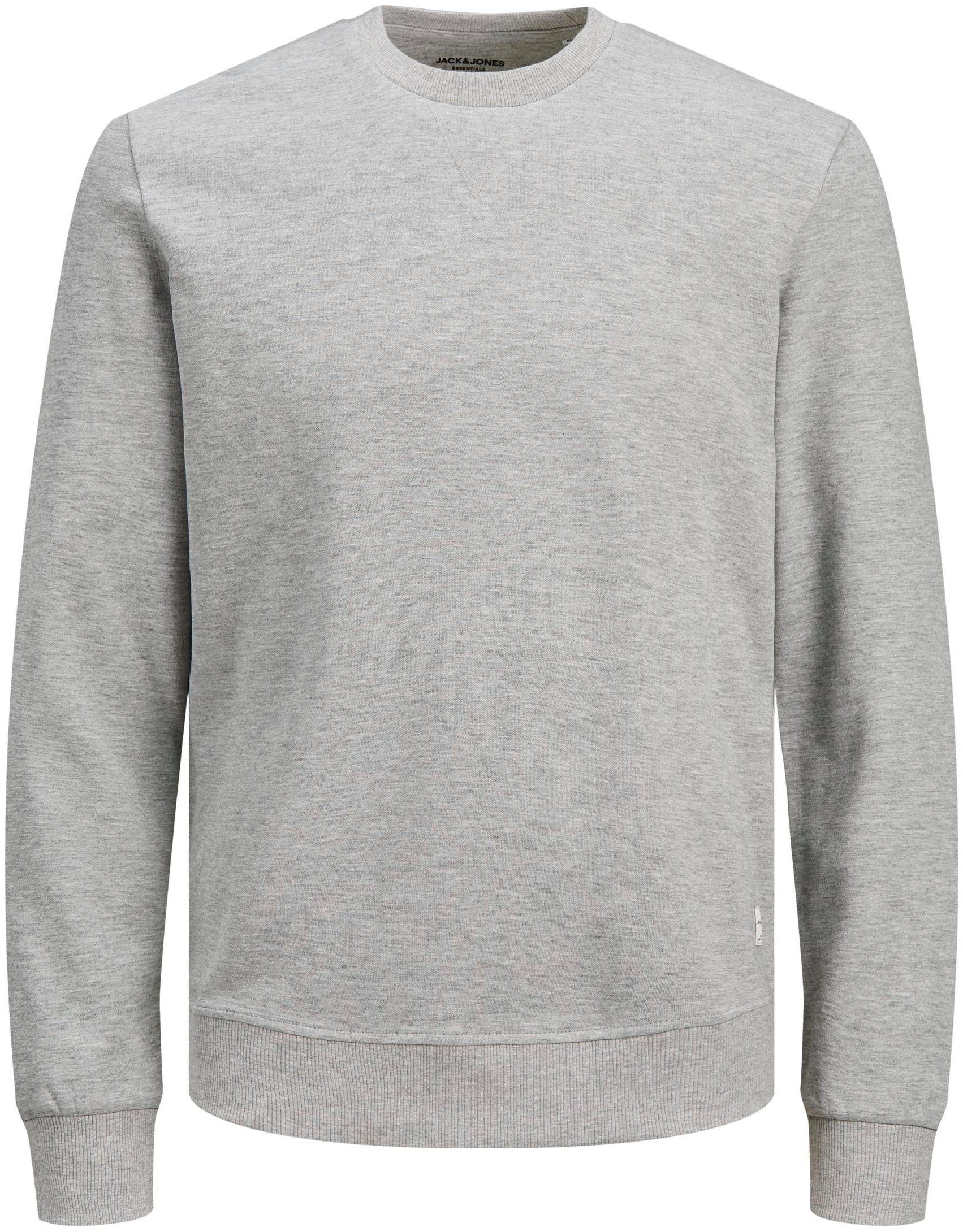 Sweatshirt JJEBASIC mit Flaglabel und weicher Baumwollmischung