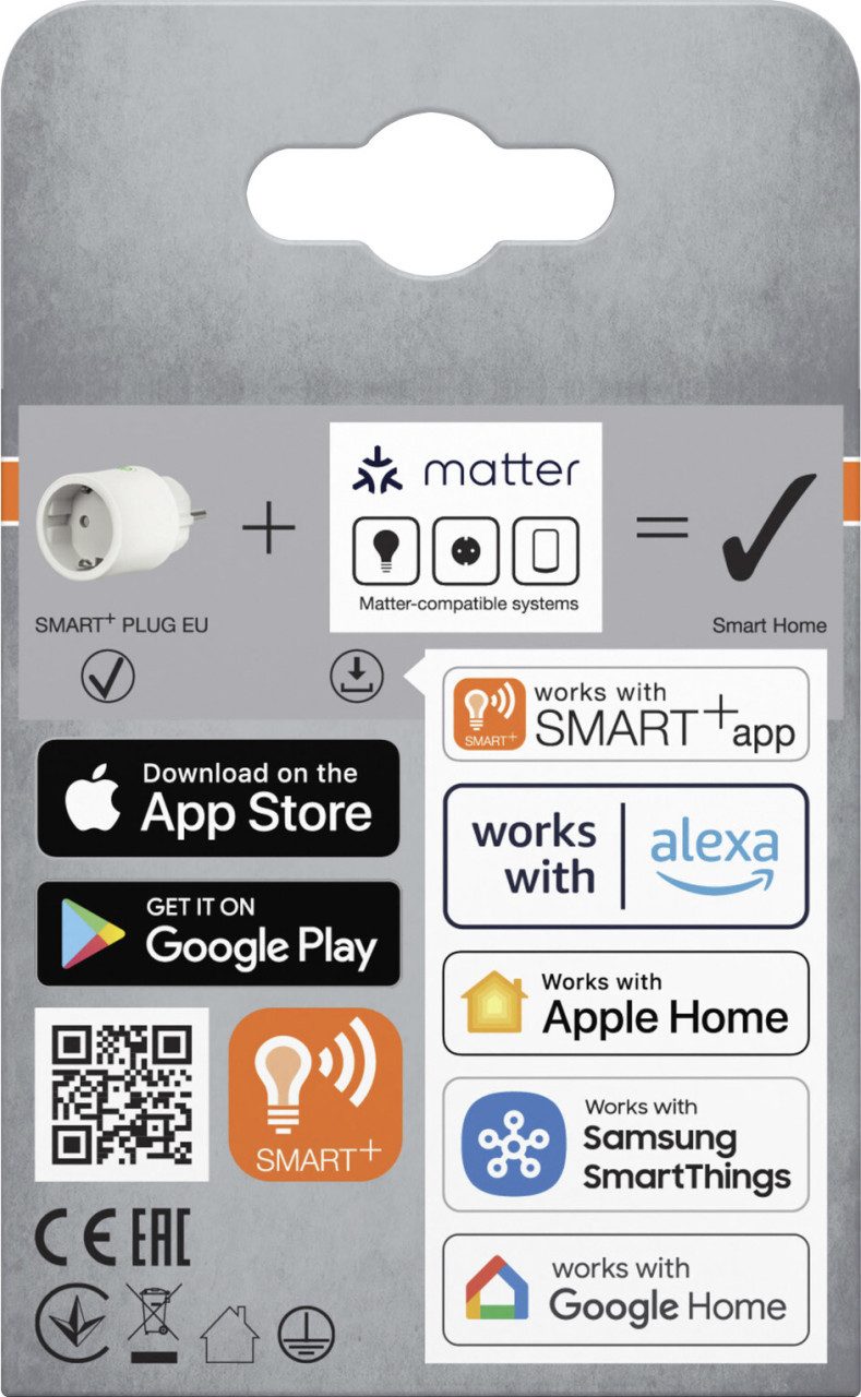 Osram Steckdose Osram Steckdose SMART+ WiFi Matter EU Weiß
