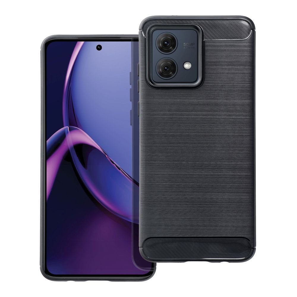 COFI 1453 Bumper Carbon Case für Motorola Moto G84 5G flexible Silikon