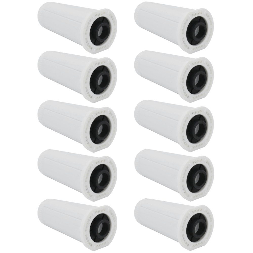 Trade-Shop Wasserfilter 10x passend für Sage BES980 Serie 1814, The Barista ProTM BES878, Zubehör für Sage BES008, SES008WHT0NEU1 Kaffeemaschine, inkl. Dichtung (schwarz), reduziert zuverlässig den Kalkgehalt
