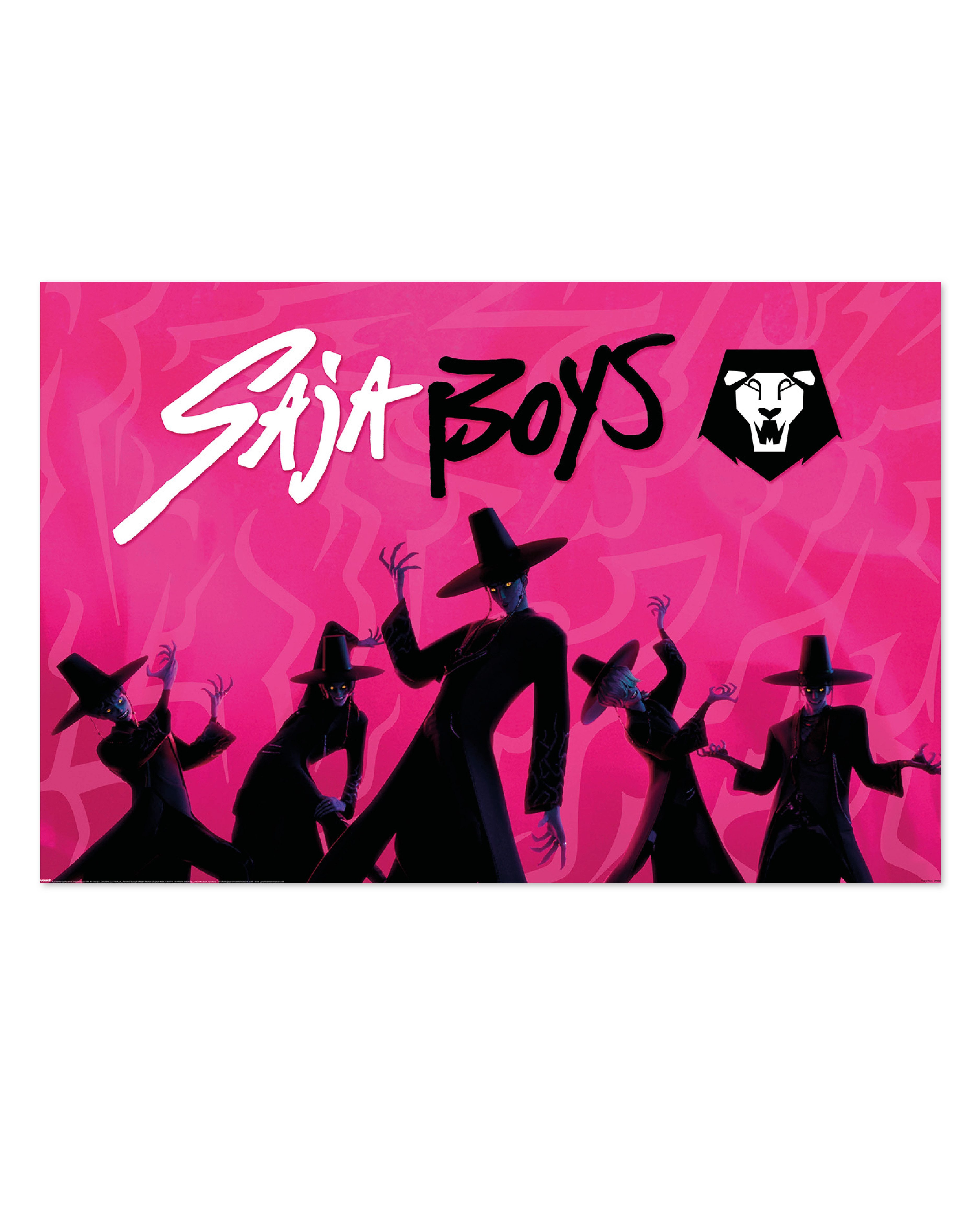 PYRAMID Poster KPop Demon Hunters Poster Saja Boys 91,5 x 61 cm