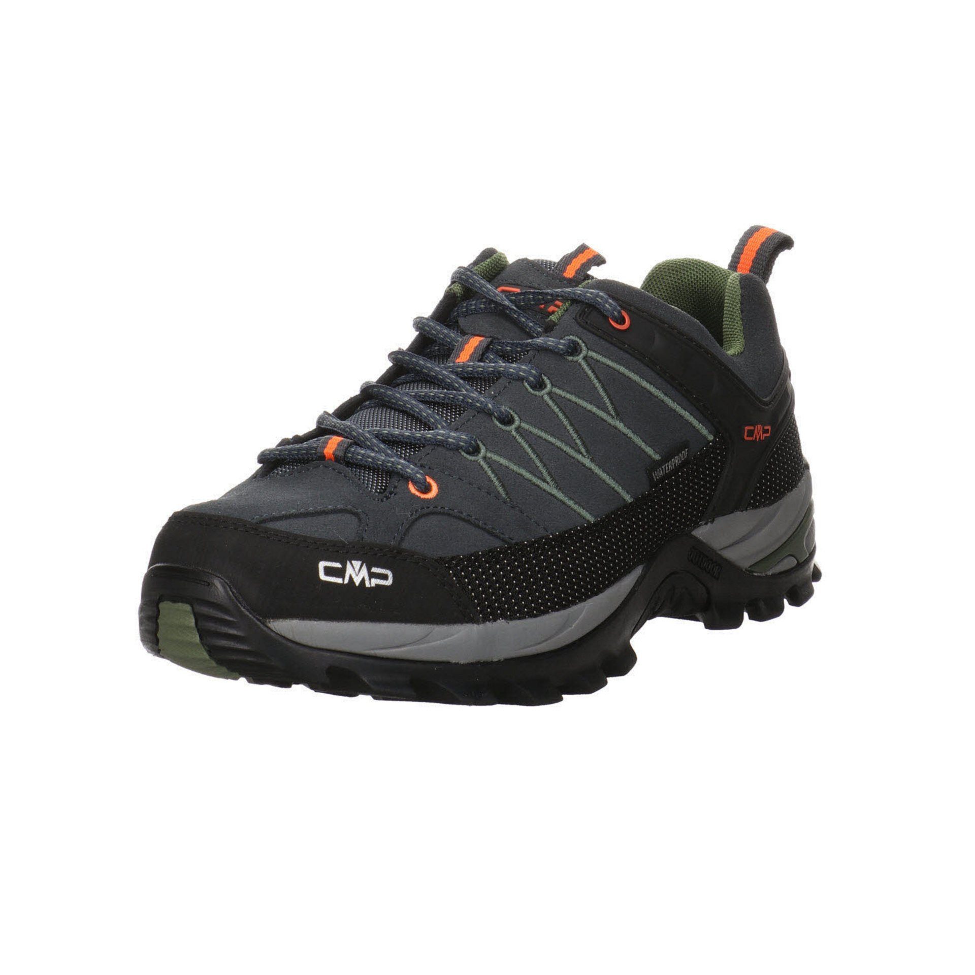 CMP Herren Outdoor Schuhe Rigel Low Outdoorschuh Outdoorschuh Leder-/Textilkombination Grau (03201805)
