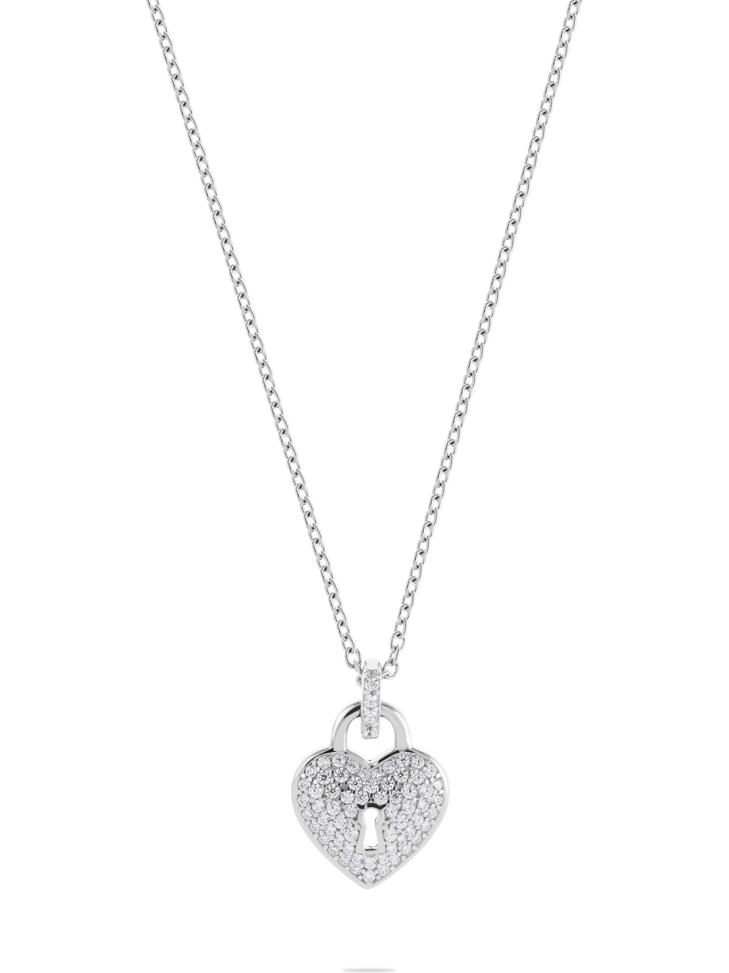 Silberkette CHRIST Damen-Kette 925er Silber, recycelt Zirkonia