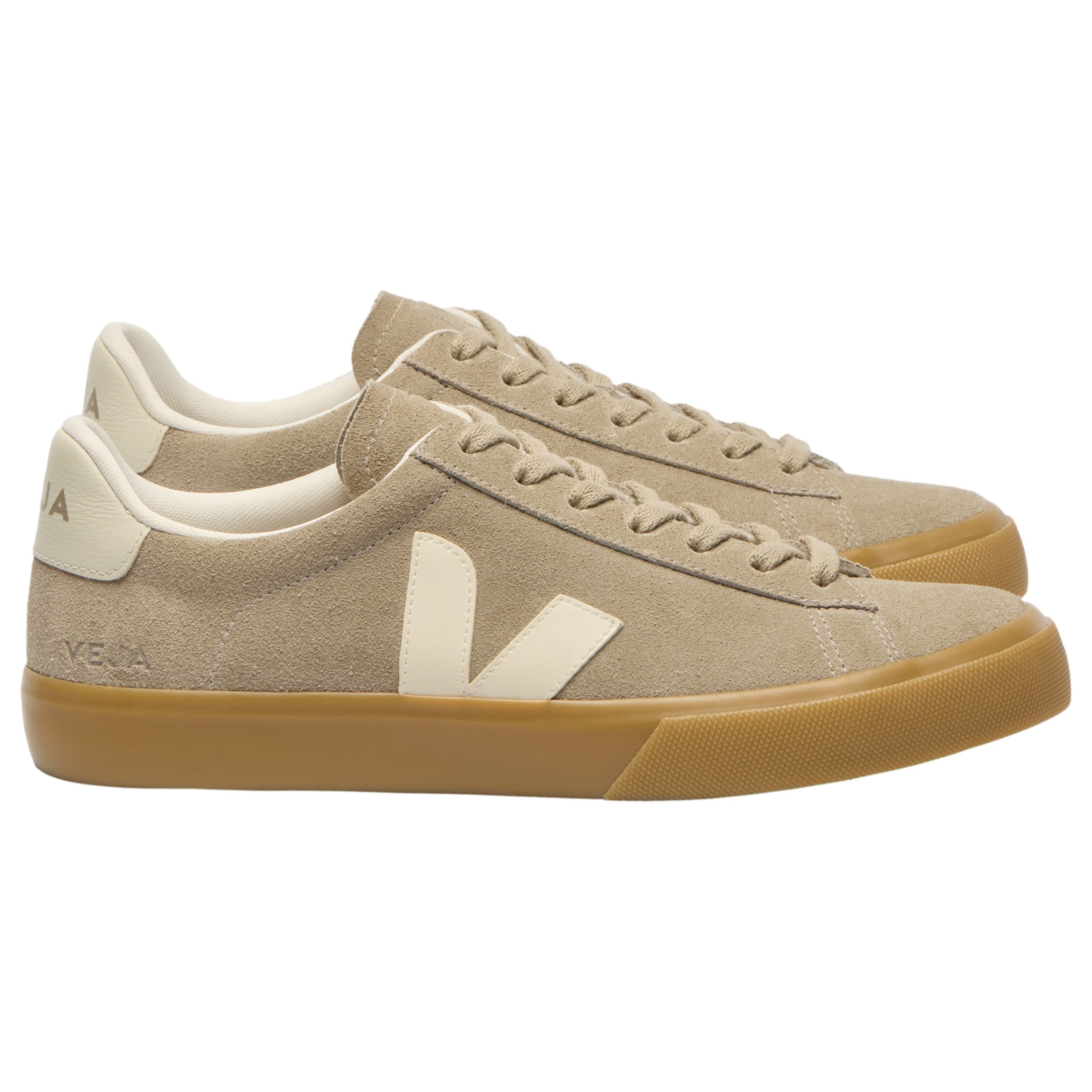 VEJA Herren-Sneaker Campo Suede Taupe Pierre Natural Sneaker