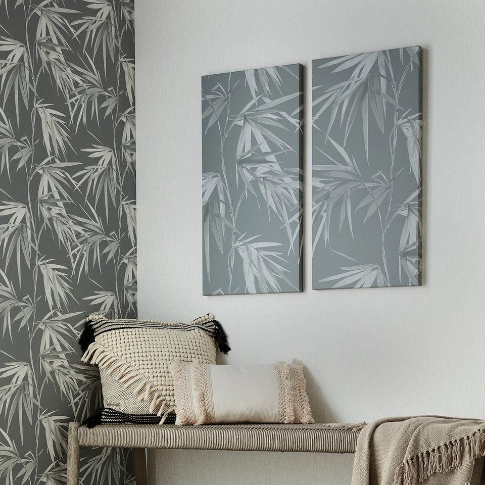 Art for the home Mehrteilige Bilder Bambus, (Set, 2 St)