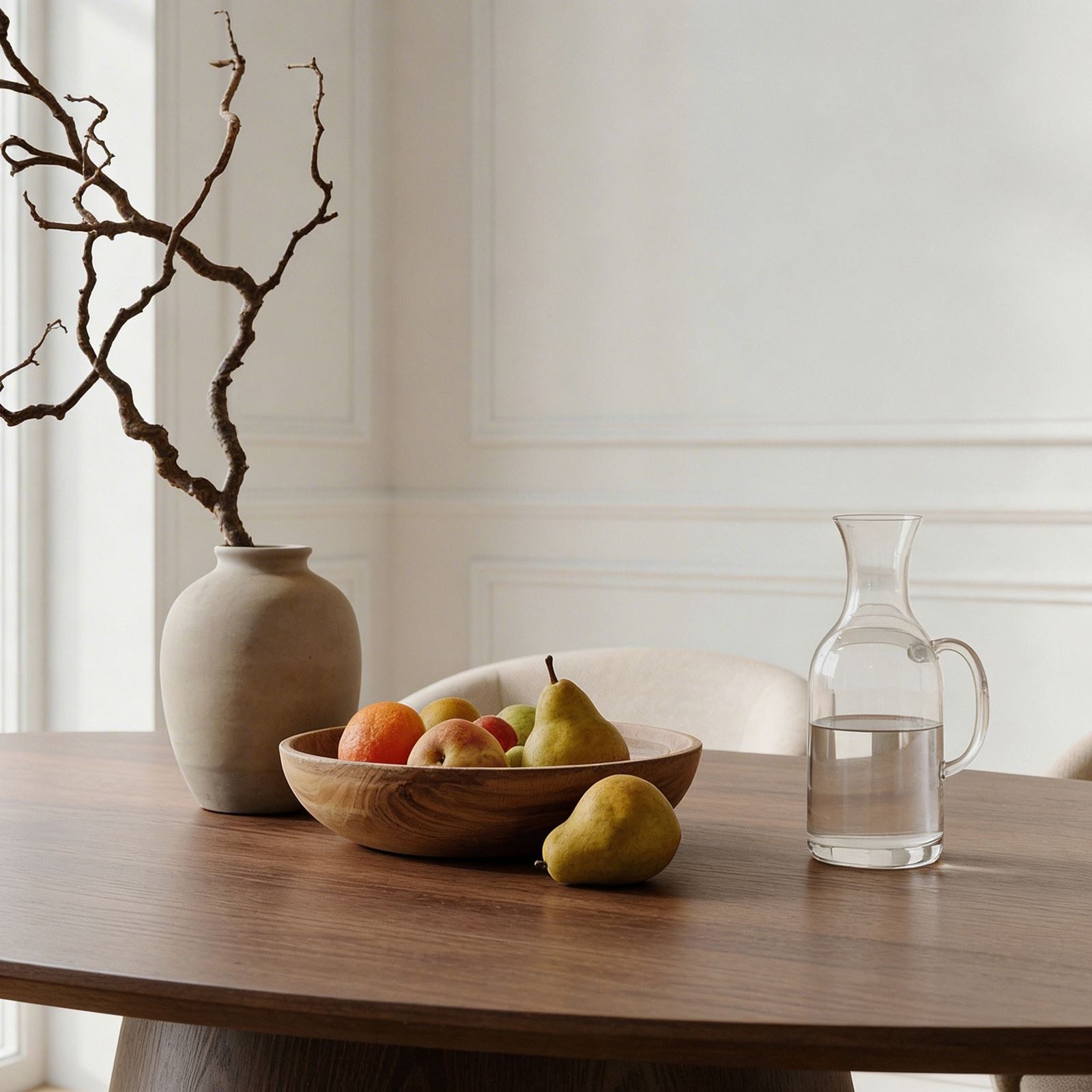 IDIMEX Esstisch AURA, Esszimmertisch oval 180 x 110 cm aus MDF mit Eichenfurnier Dunkelbraun