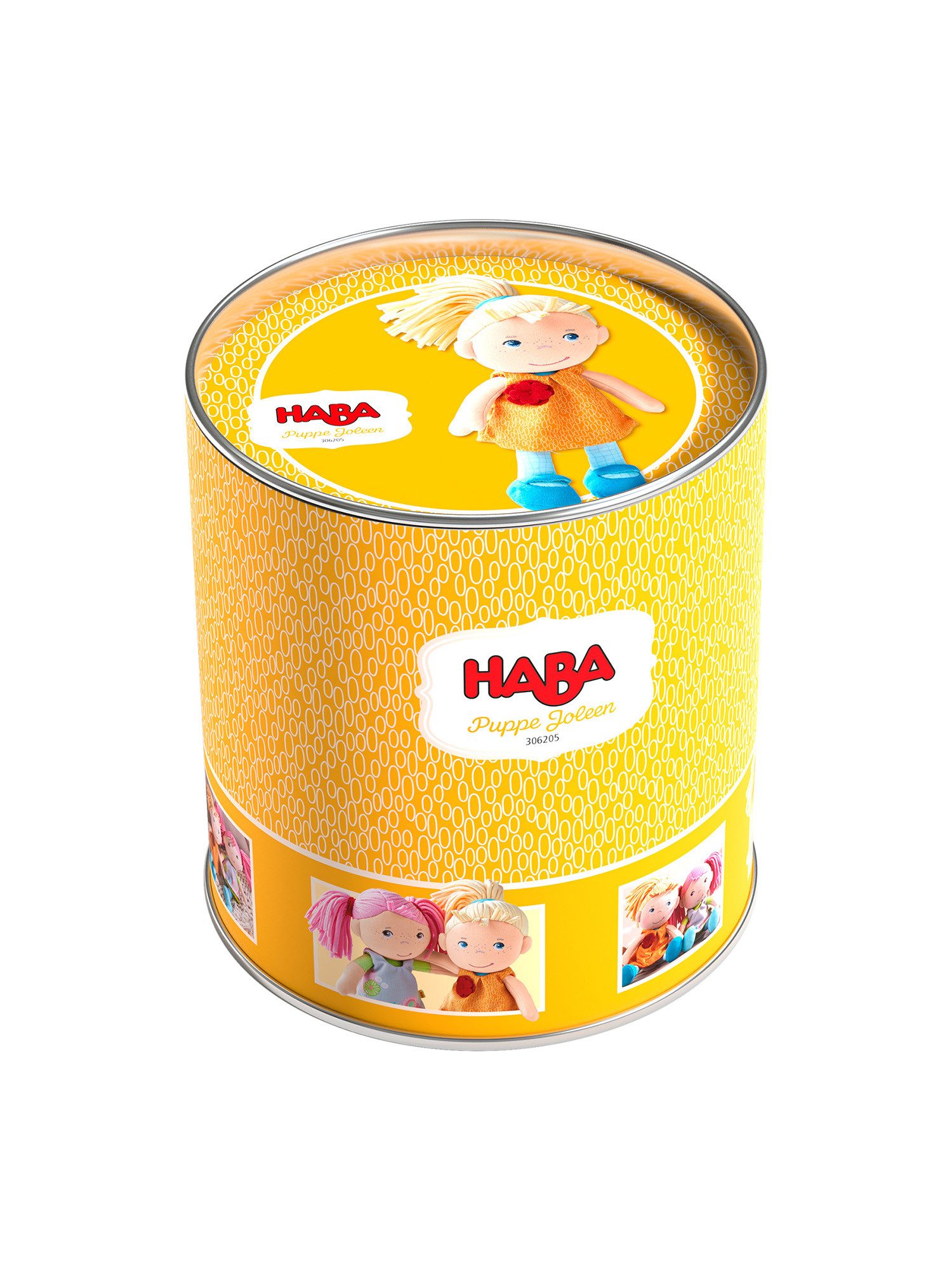 Haba Stoffpuppe Puppe Joleen, 20 cm, unisex neutral