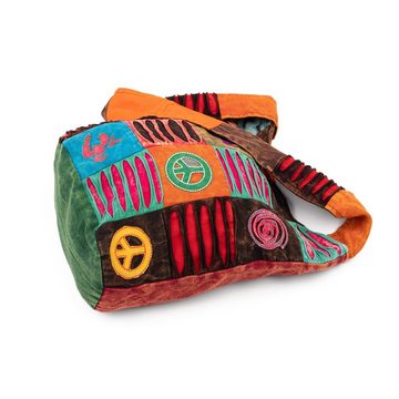 bodhi Yogatasche Om Shanti Bag, Patchwork Hippie Tasche, multicolor