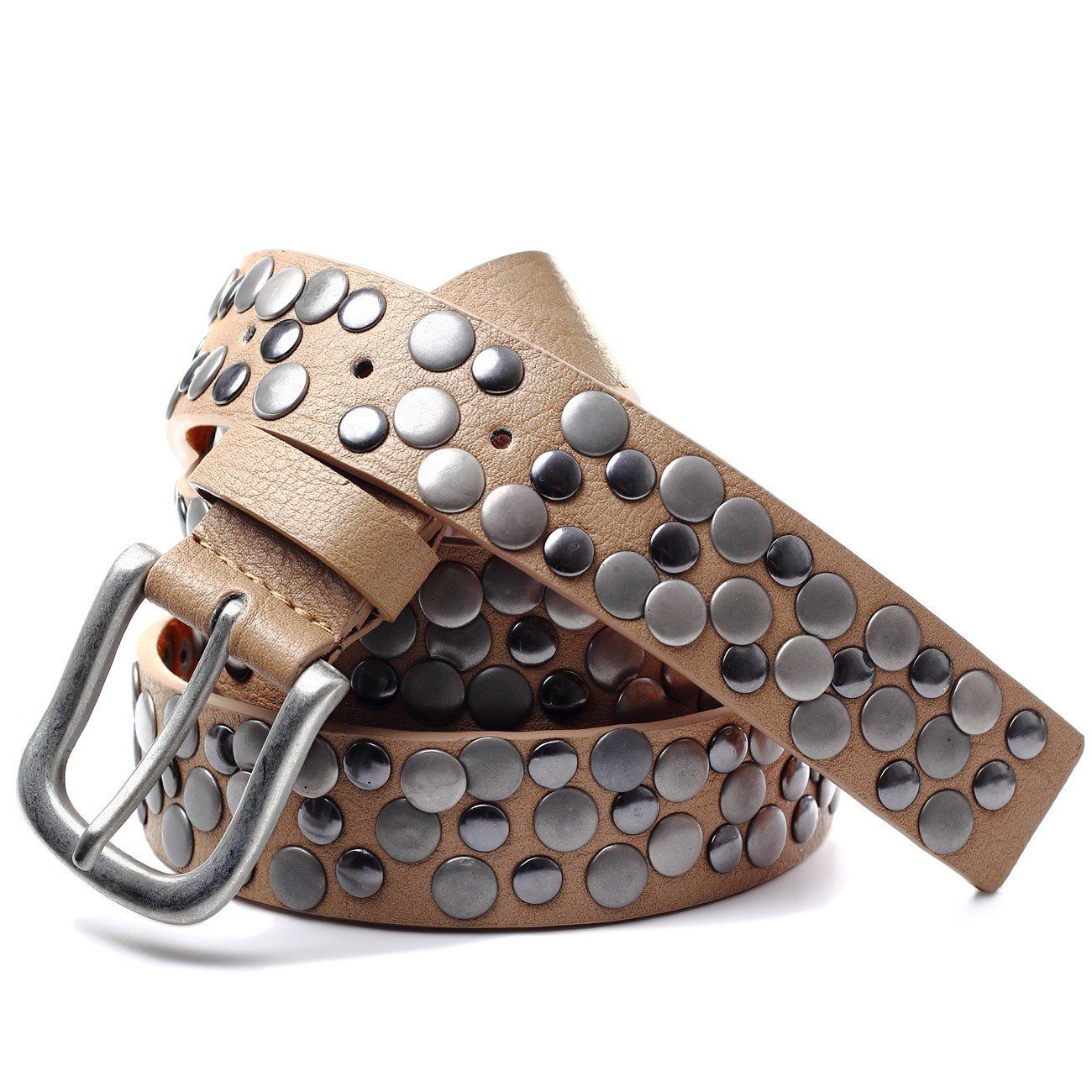 Caspar Nietengürtel GU224 schmaler Damen Vintage günstig online kaufen
