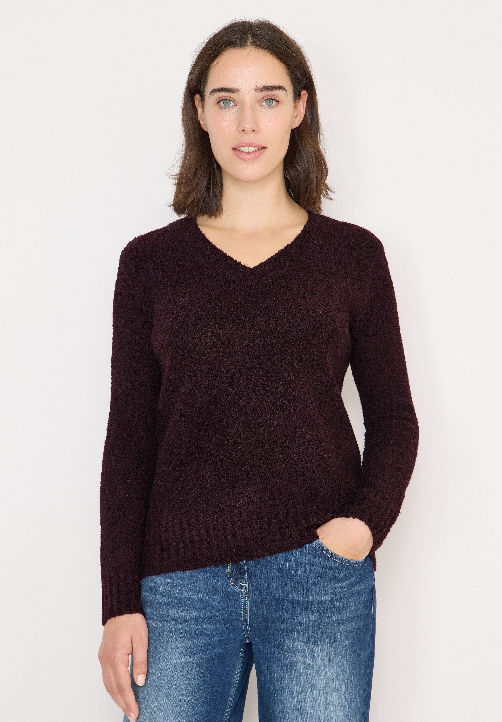 CECIL V-Ausschnitt-Pullover mit V-Ausschnitt günstig online kaufen