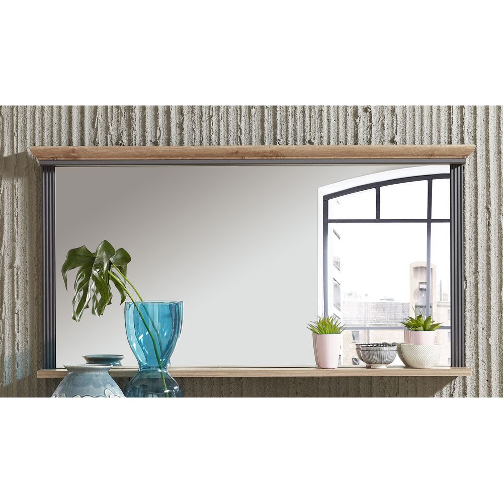 Lomadox Wandspiegel JÜLICH-36, Eiche Nb. 142/74/16 cm