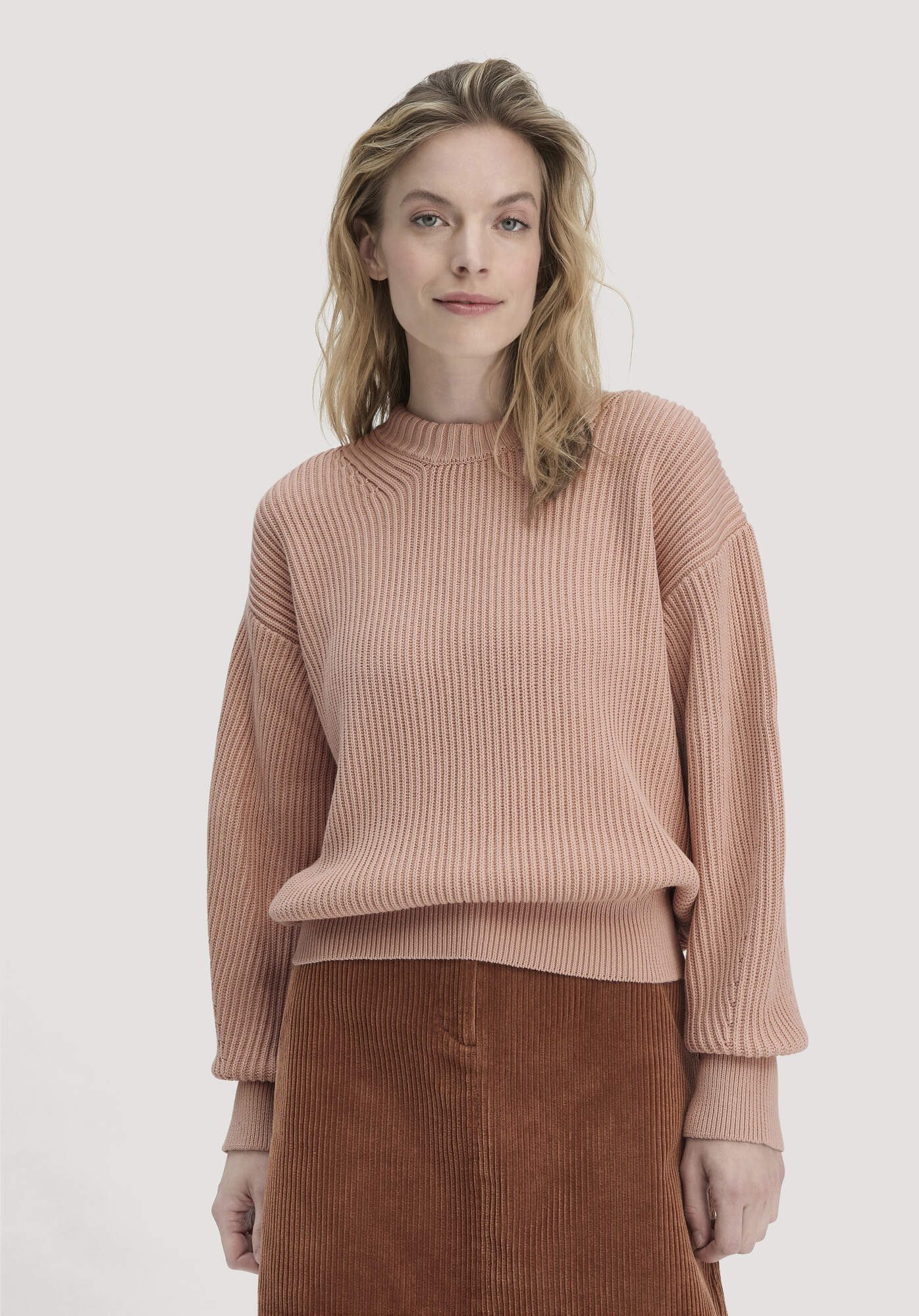 Hessnatur Strickpullover Relaxed aus reiner Bio-Baumwolle günstig online kaufen