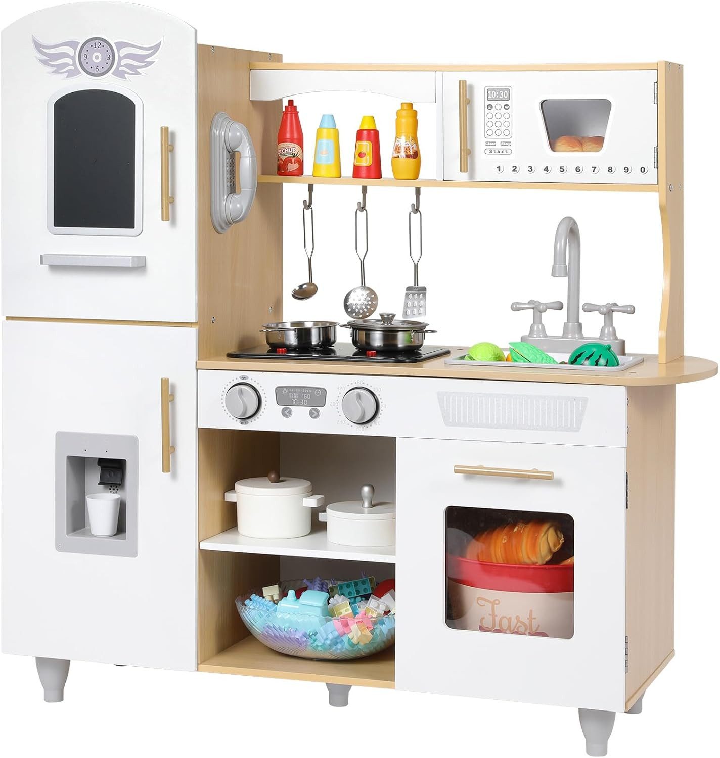 TLGREEN Spielküche Küchenset XXL, Spielzeugküchen, Puppenküche günstig online kaufen
