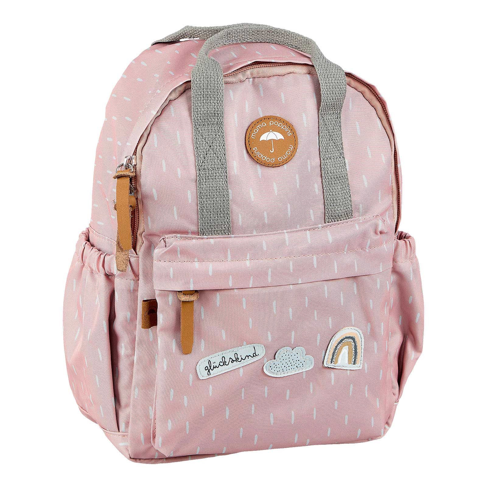Kinderrucksack Kindergartenrucksack ab 3 Jahre, mit "Glückskind" Patch