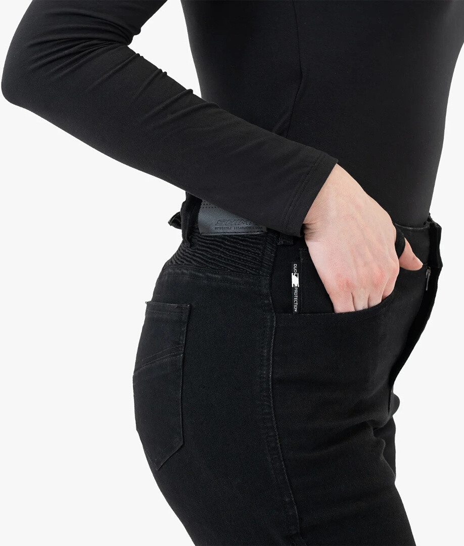 SHIMA Motorradhose Flexx Damen Motorrad Jeans Knieprotektoren enthalten – Bild 3 von 4