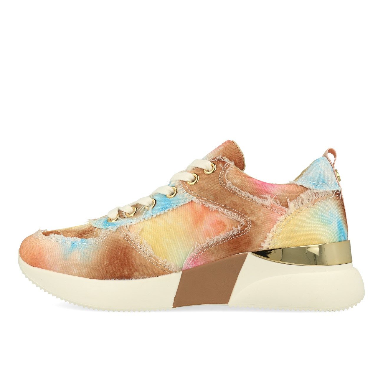 La Strada La Strada 2001068 Damen Sneaker Beige Multi Canvas Sneaker