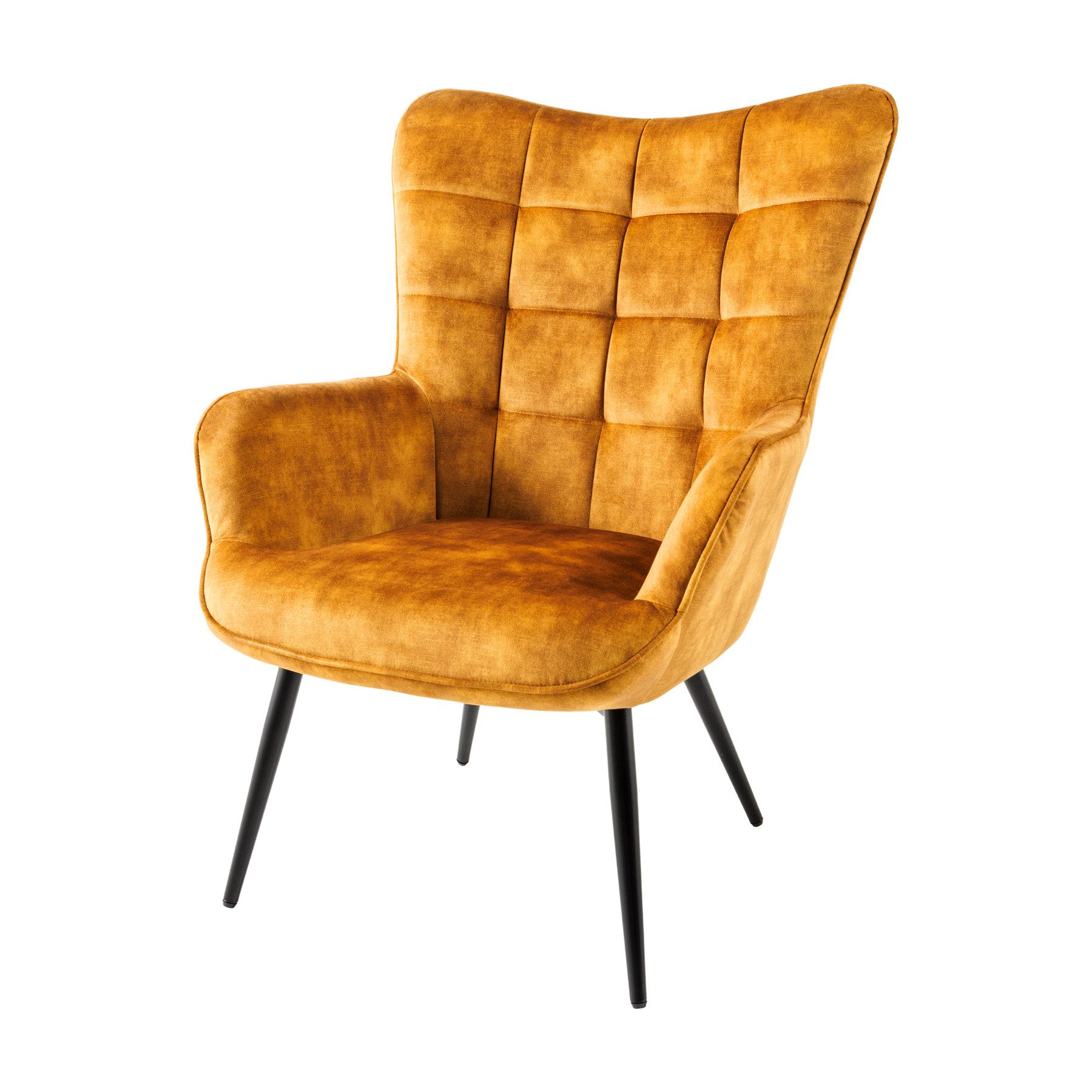 riess-ambiente Sessel SCANDINAVIA senfgelb / schwarz (Einzelartikel, 1-St), günstig online kaufen