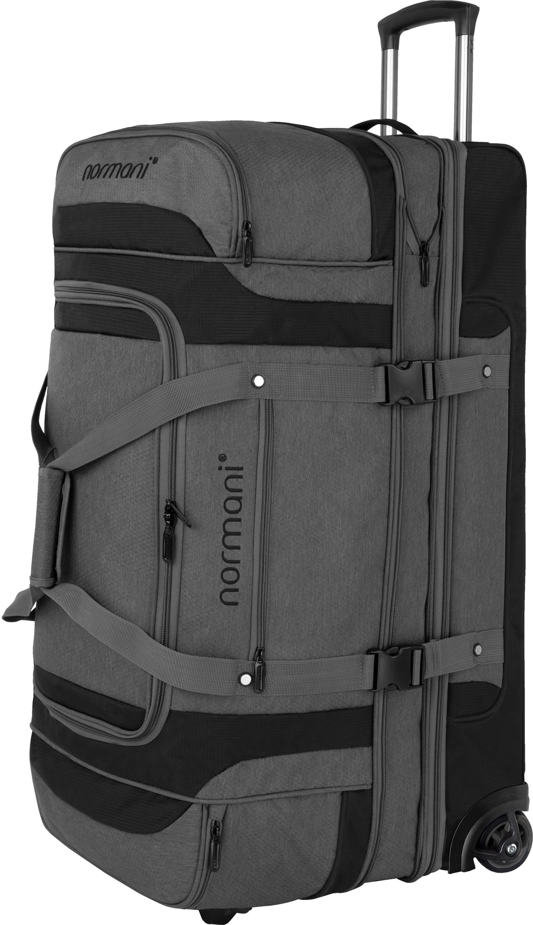 normani Reisetasche Reisetrolley 120-150 L Gigaro, Reisetasche erweiterbar von 120 auf 150 Liter