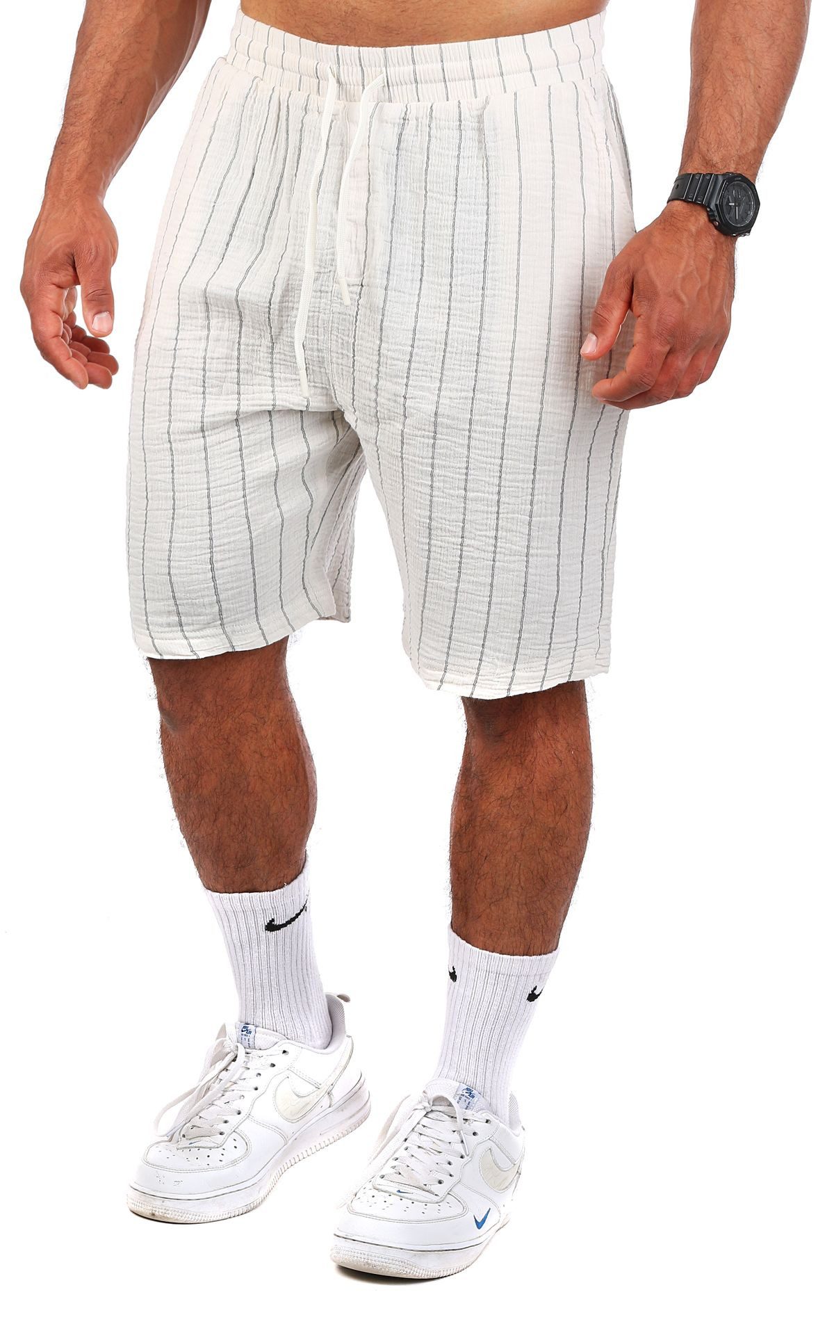 CARISMA Shorts Herren Musselin kurze Strand Hose trendig angenehm luftig le günstig online kaufen