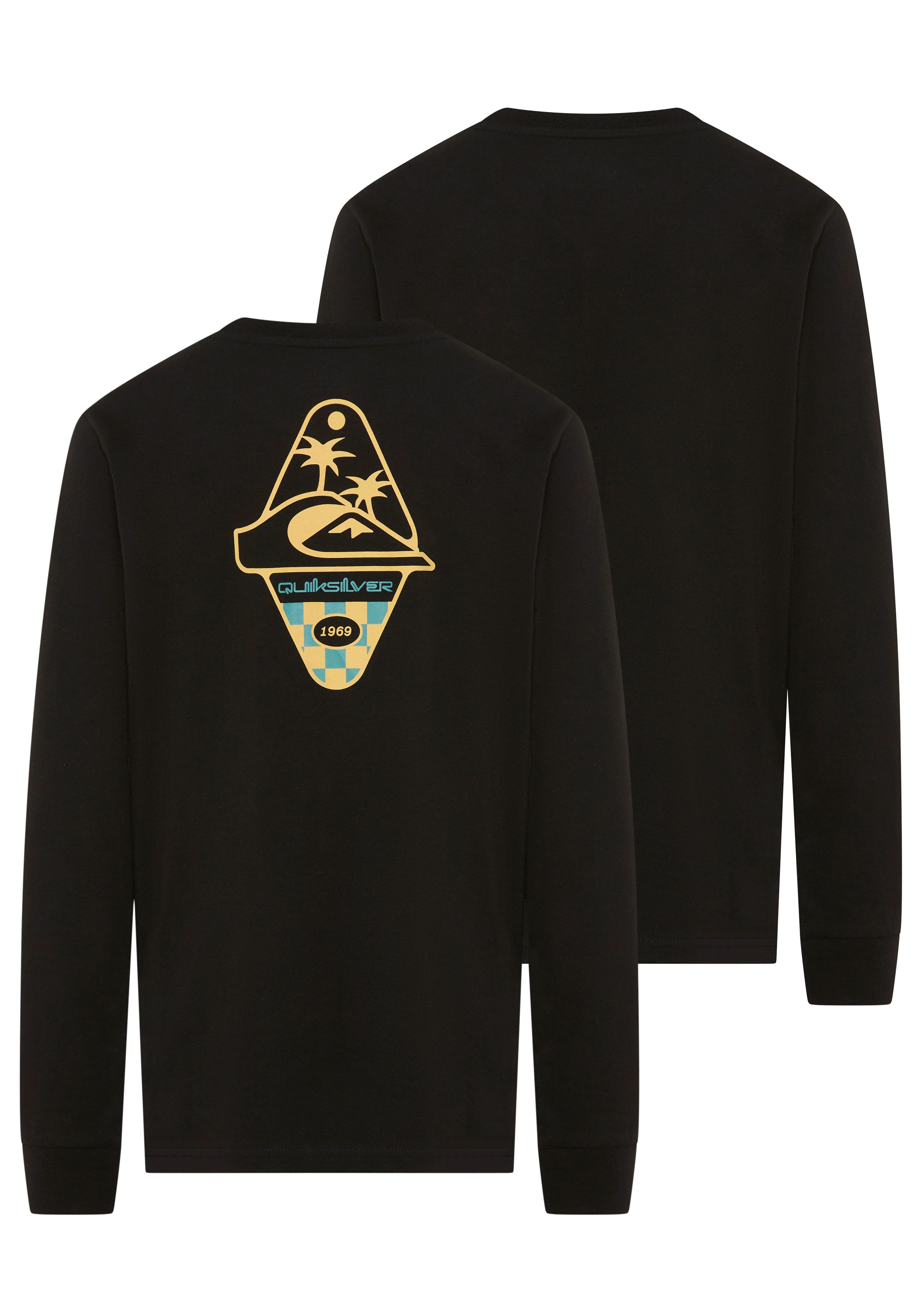 Quiksilver Longsleeve POST IT MININOON LS PACK YTH (2-tlg) für Kinder und Jugendliche, sportlicher Stil